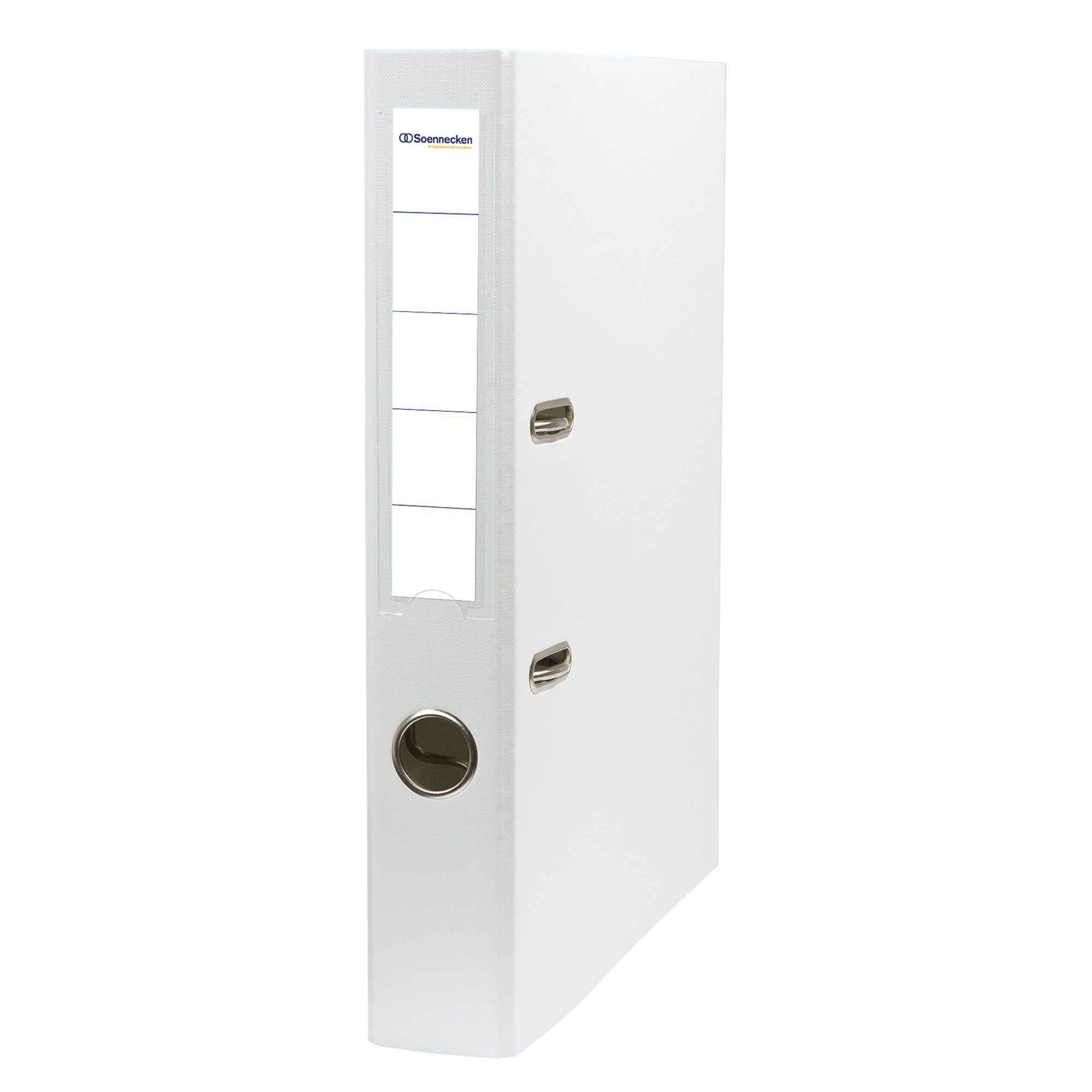 Soennecken Aktenordner Ordner 3378 DIN A4 50mm PP weiß (25 Stück)