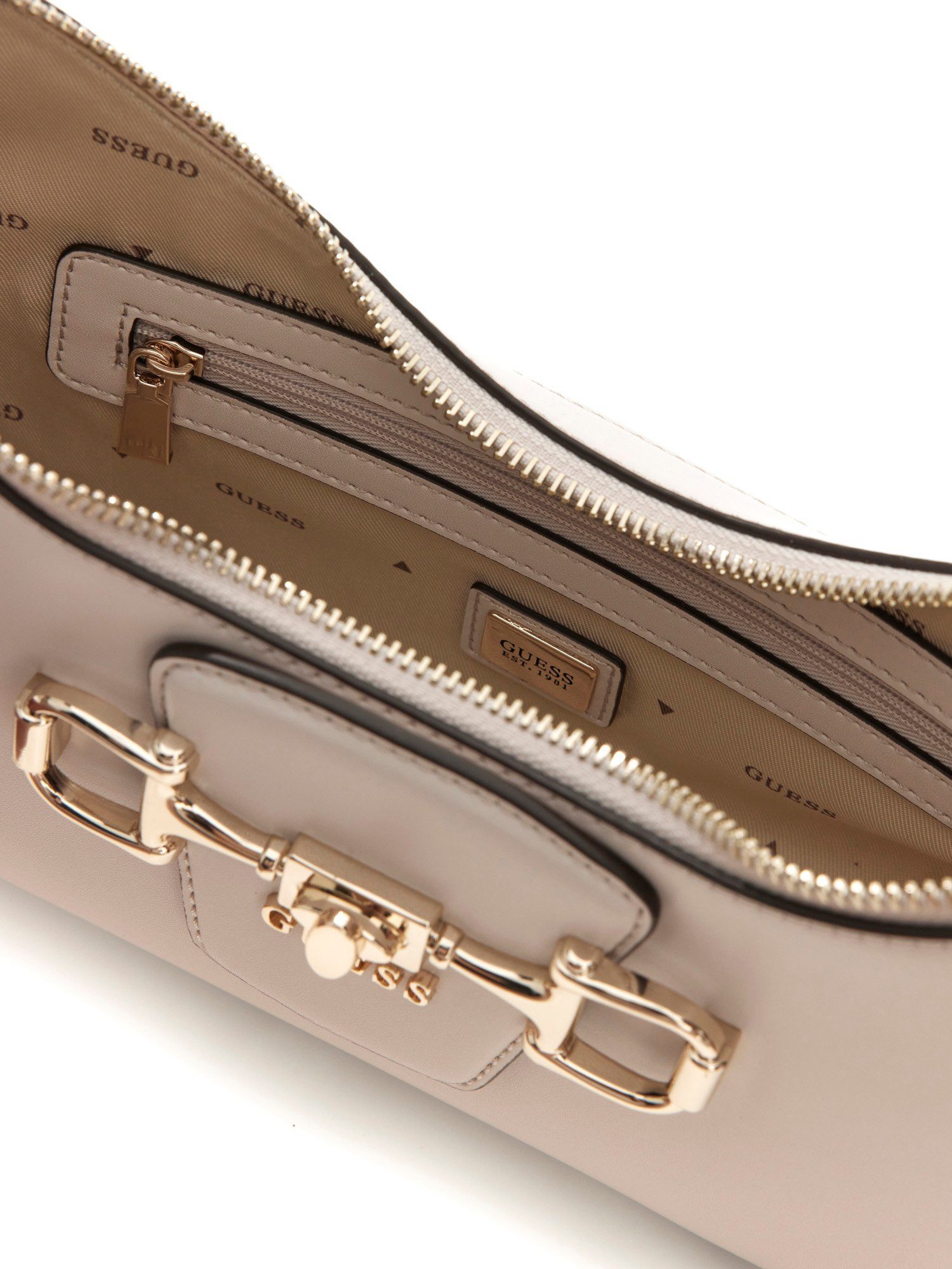 Guess Schultertasche HWVG9910180 JANIE CONVERTIBLE SHOULDER BAG (Stück, 1-tlg., 1), Logoschriftzug