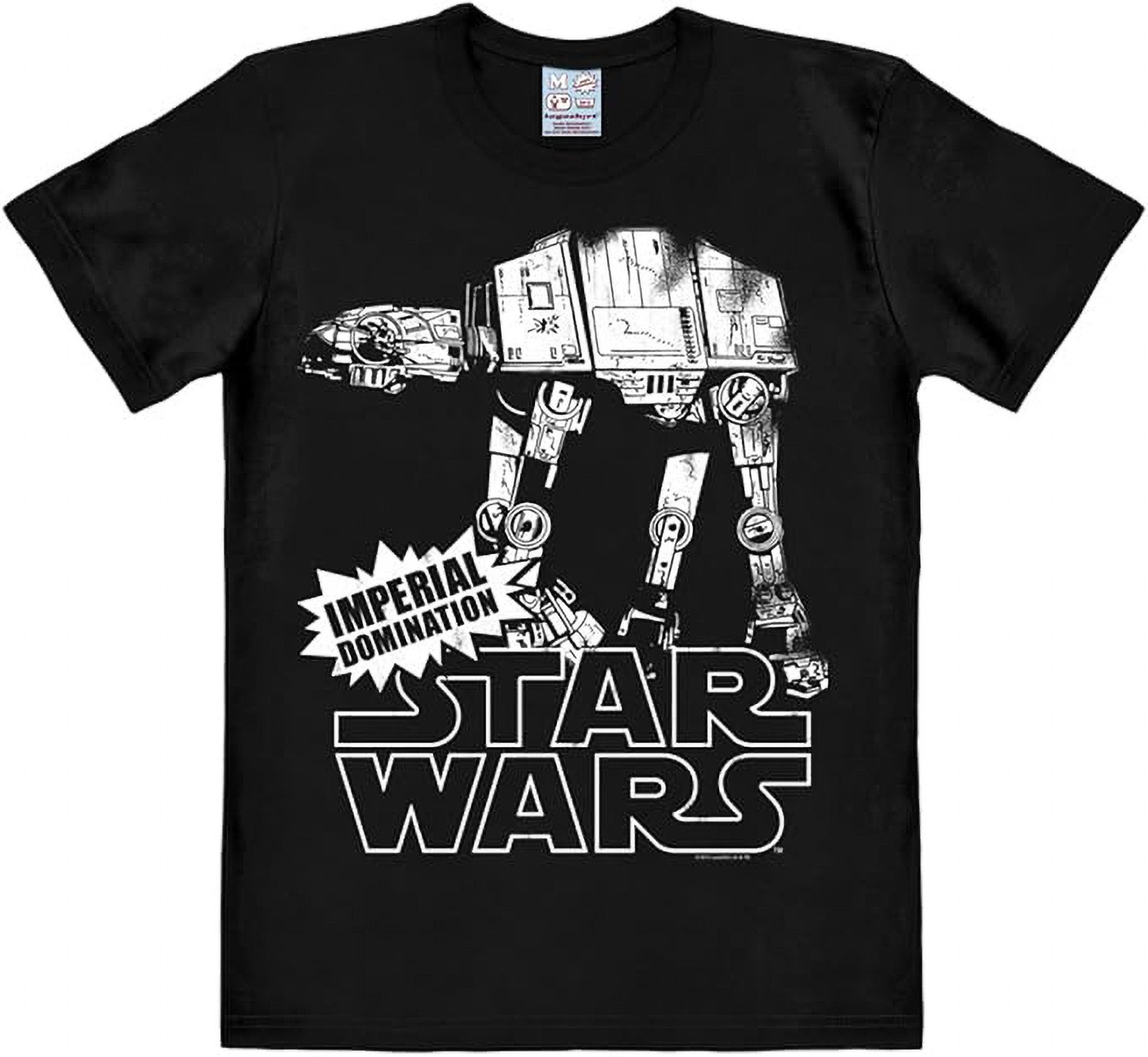 LOGOSHIRT Print-Shirt Star Wars T- Shirt AT AT Original Design aus dem Star Wars Universum