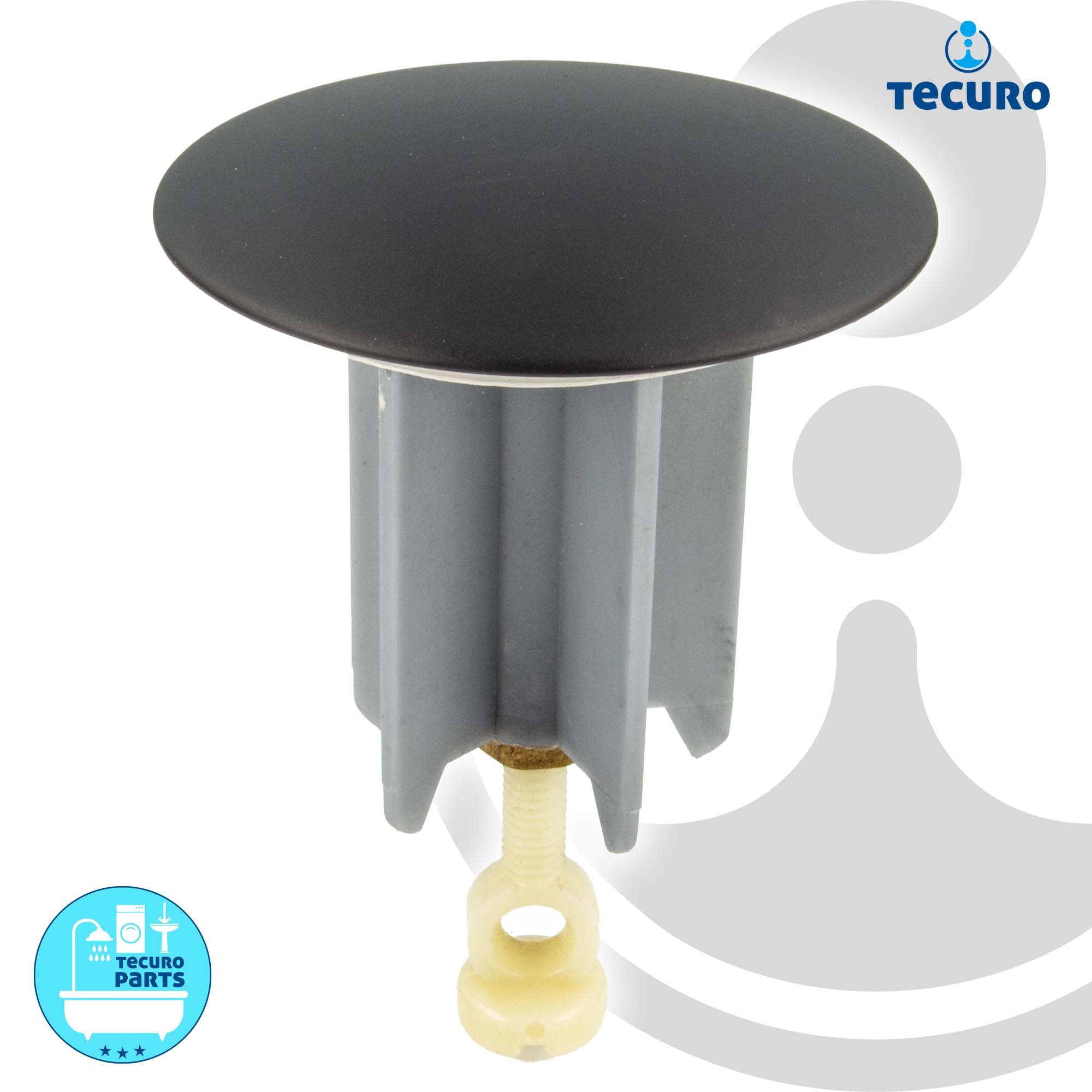 tecuro Ablaufventil Universal Exzenterstopfen Ø 64 mm Ablaufstopfen