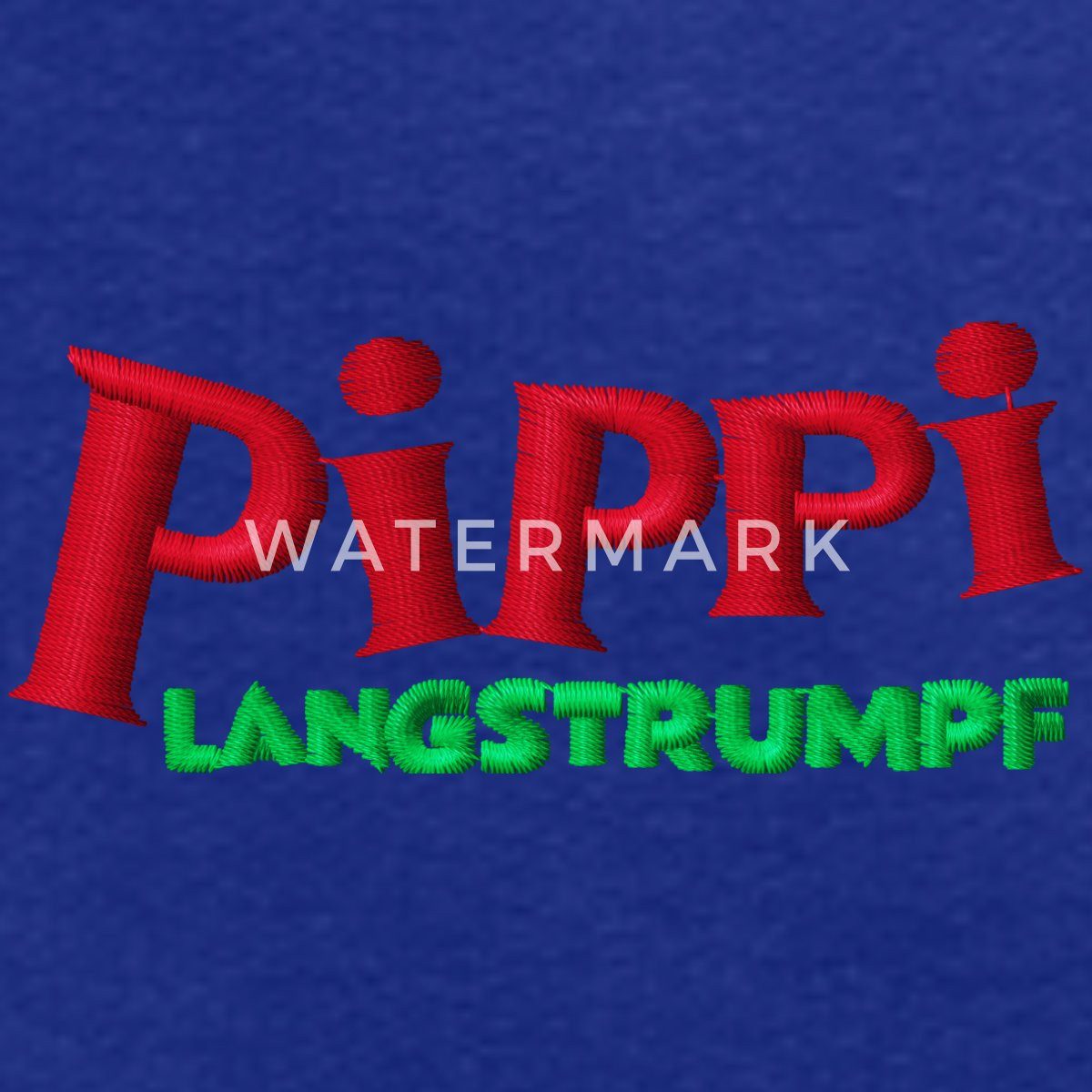 Spreadshirt Hoodie Pippi Langstrumpf Logo Stick Kinder Premium Hoodie (1-tlg)