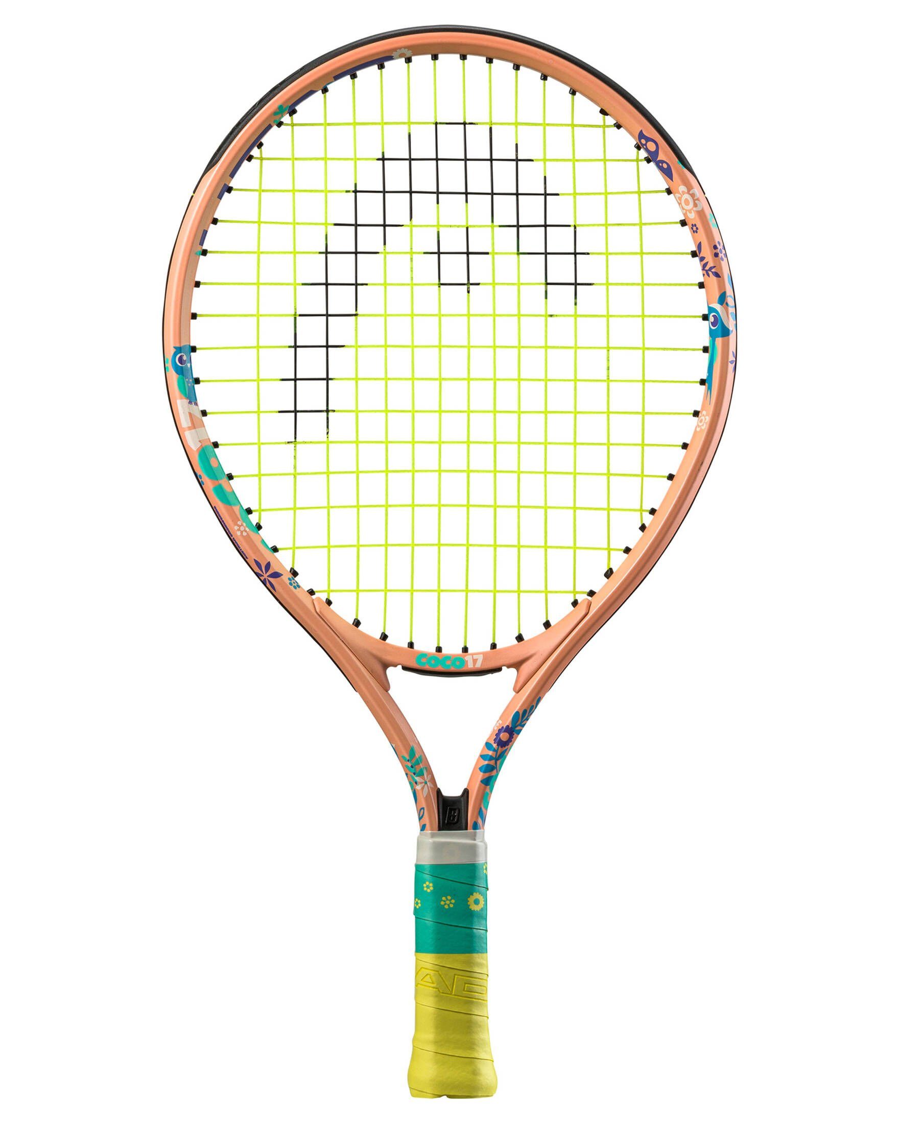 (1-tlg) Tennisschläger COCO Head Tennisschläger 17 Kinder bespannt-14x15,