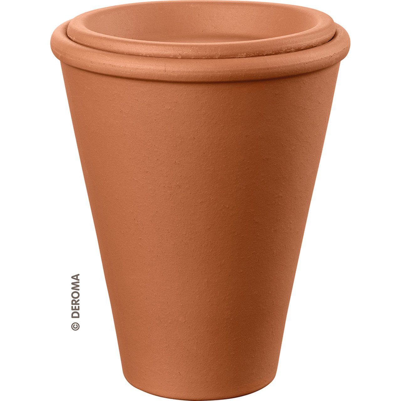 Deroma Pflanzkübel Deroma Pflanzkübel Aquado Ø 27 x 35 cm tonrot