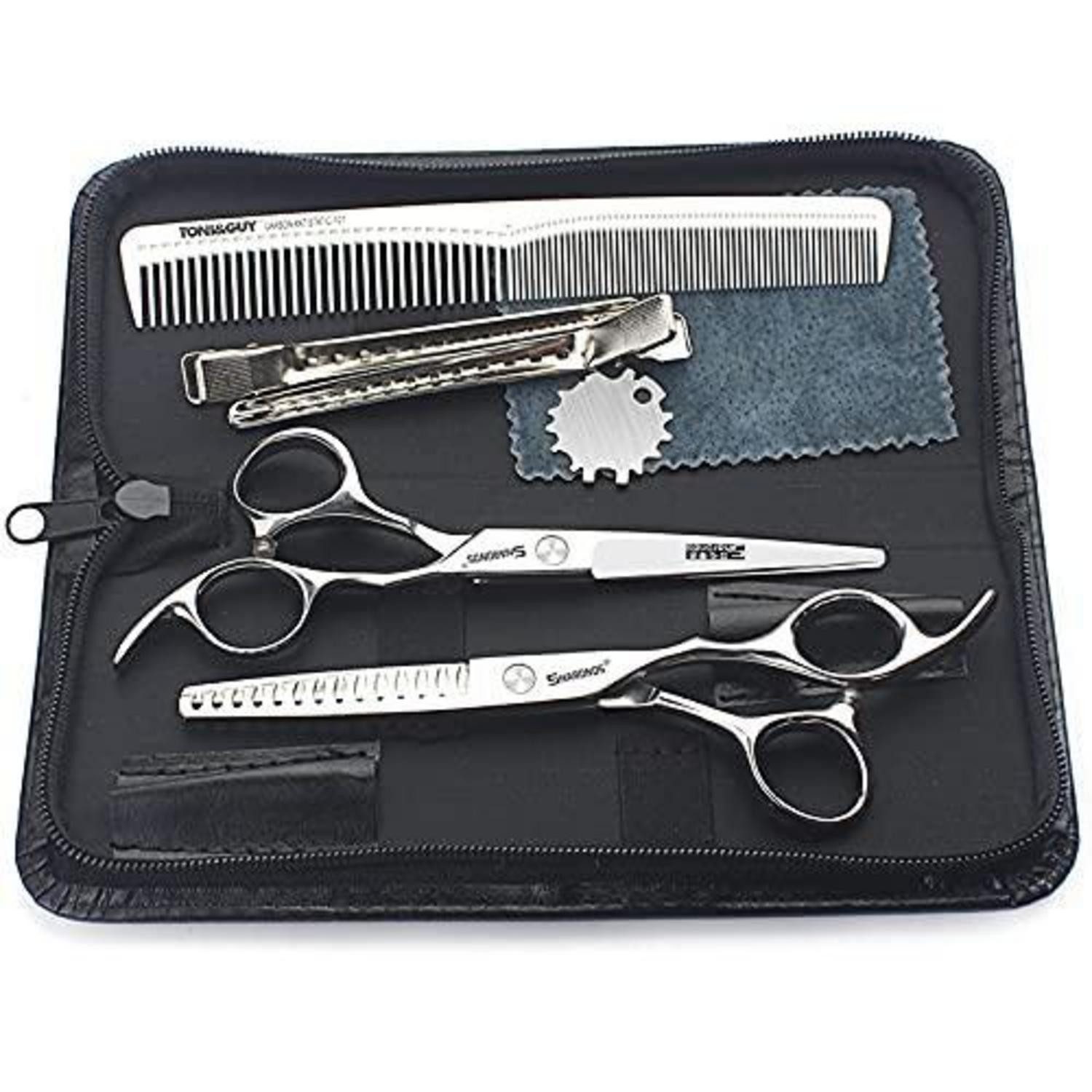 LuxusKollektion Scheren-Set Friseurscheren Set 6 Zoll Edelstahl Profi
