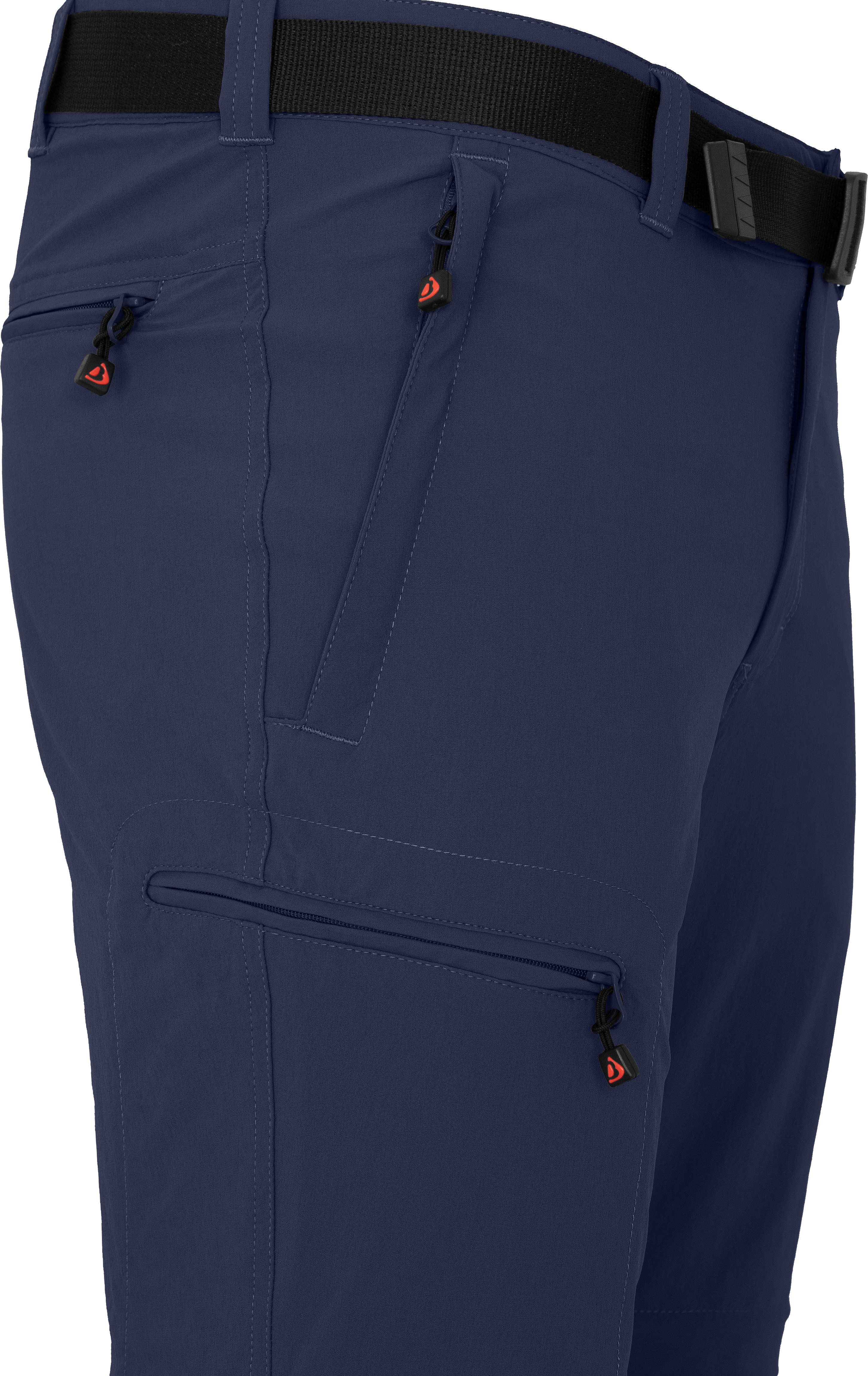Bergson Outdoorhose BAKER ZIPP-Off Herren Wanderhose, vielseitig, pflegeleicht, Langgrößen, peacoat blau