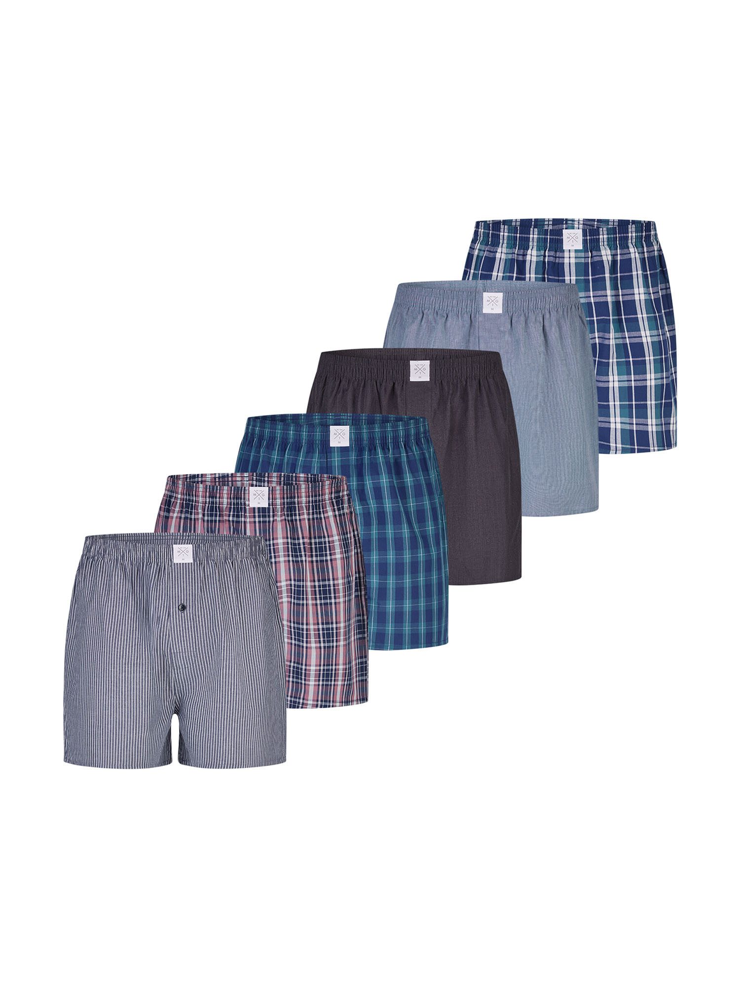 MG-1 Boxer Classics - gewebte Boxershorts - Baumwolle - Sparpack (6-St) Box günstig online kaufen