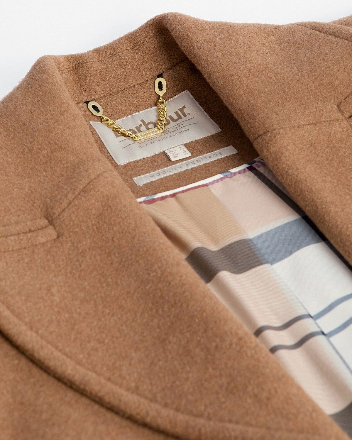 Barbour Wollmantel Caban Indie Military