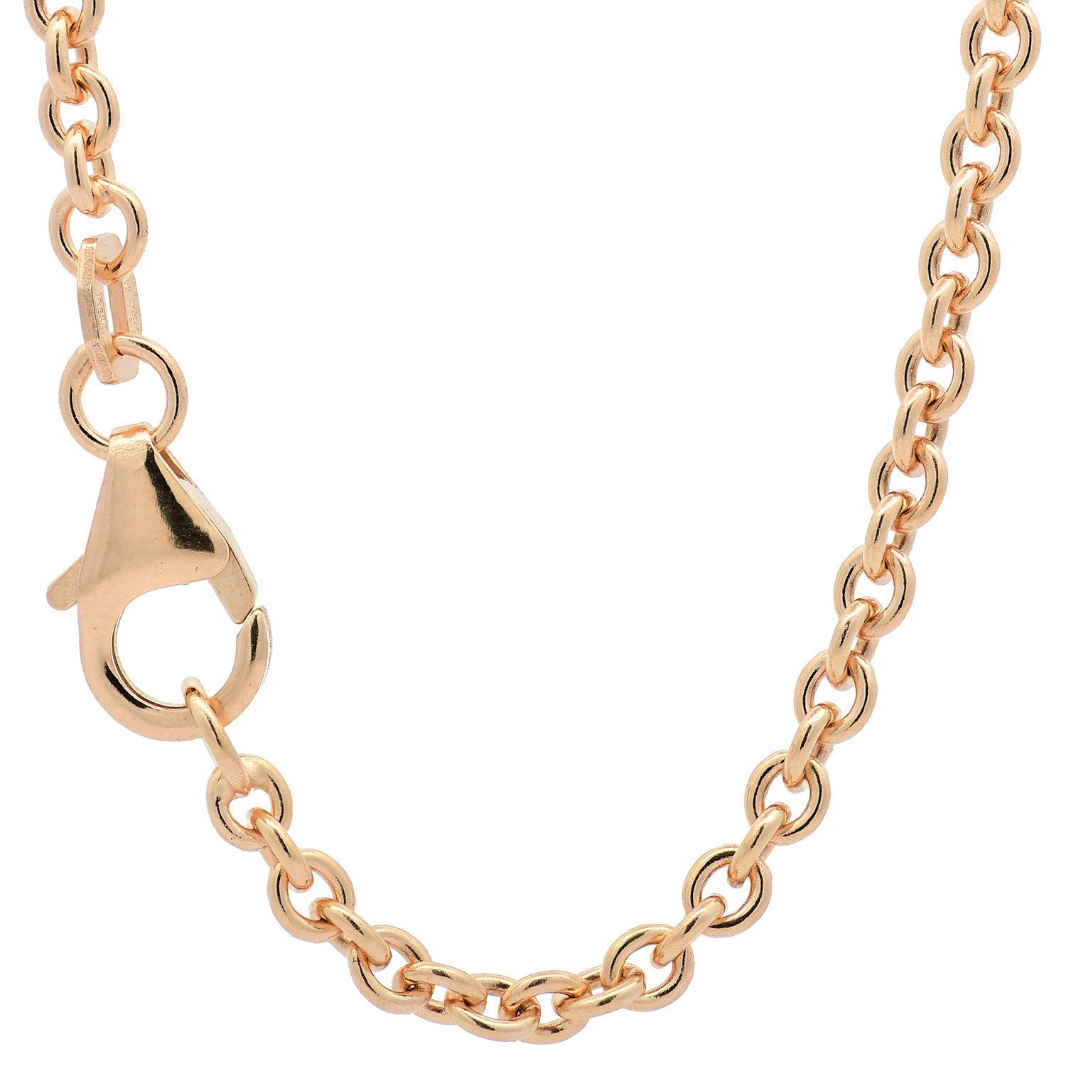 Goldkette Goldkette Ankerkette Länge 45cm - Breite 4,0mm - 750-18 Karat Gold