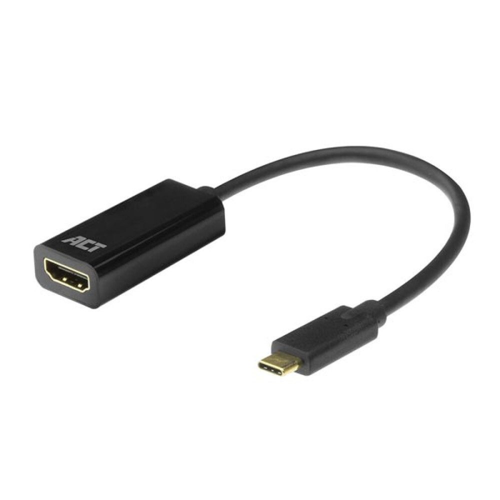 Acti Der AC7305 USB-C zu HDMI Adapter verbindet Ihren Laptop mit einem USB- HDD-Festplatte