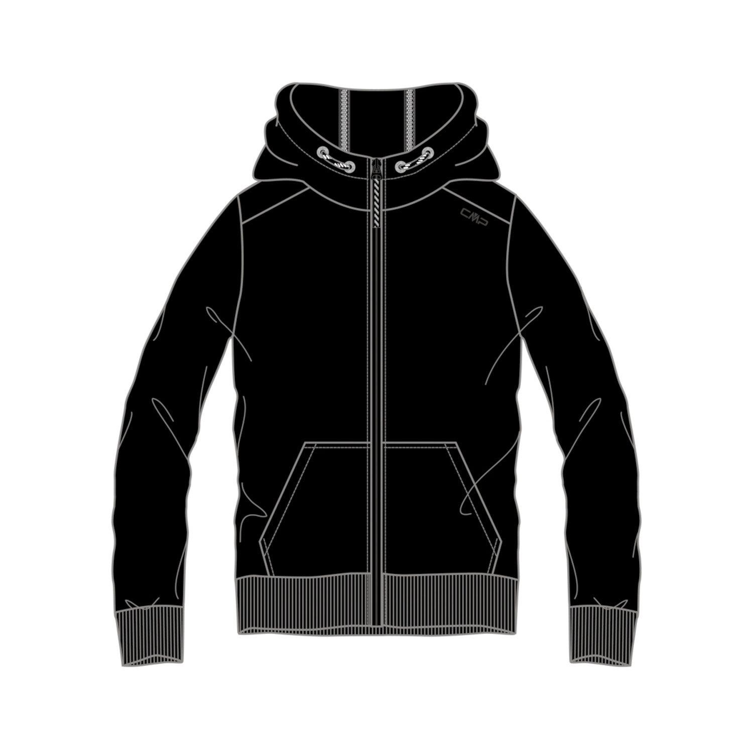 Regenjacke CMP Kinder Jacke KID JACKET FIX HOOD 32D8244