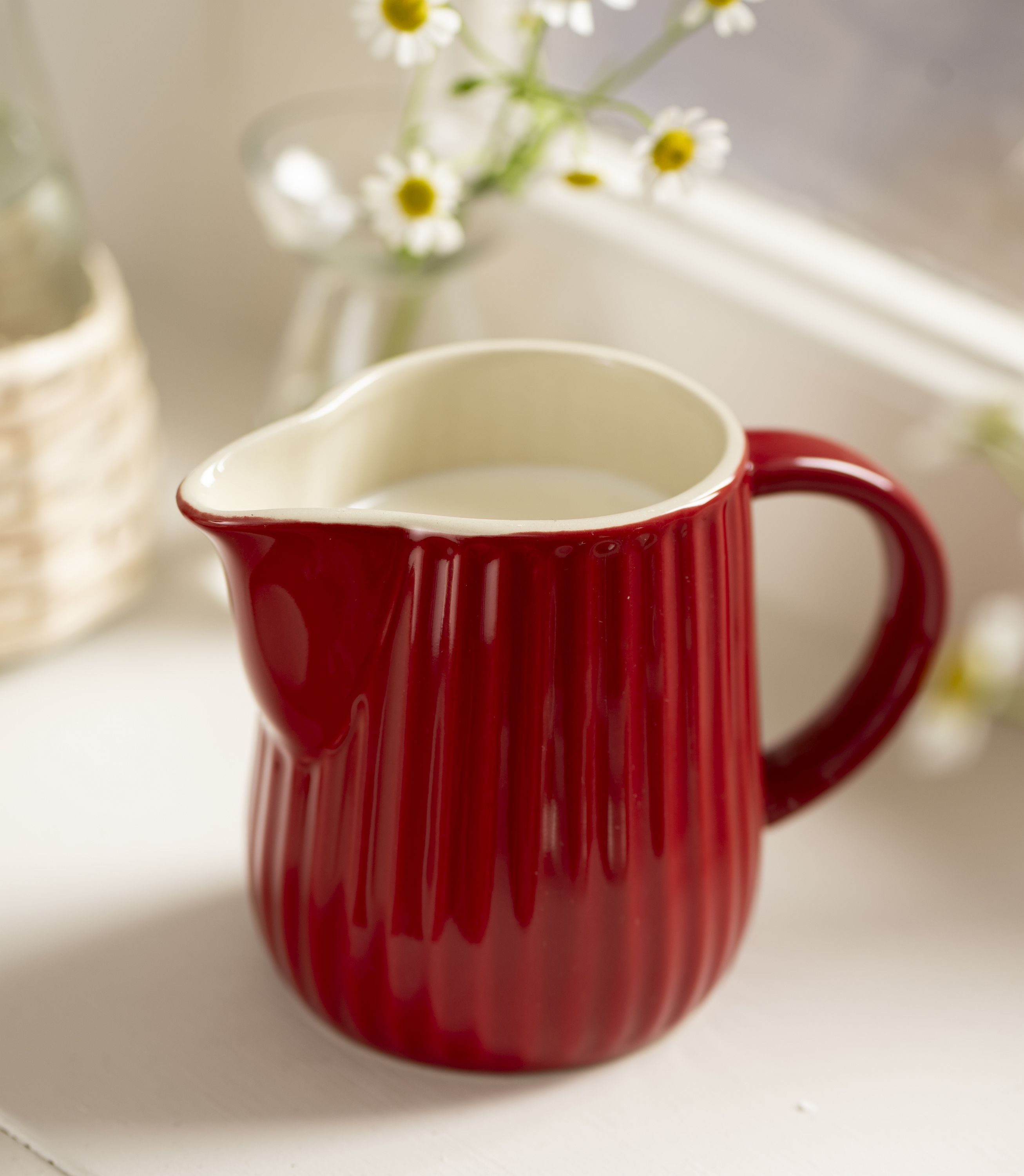 Ib Laursen Kanne Ib Laursen - Milchkännchen Sahnekännchen 200 ml Mynte 2031 Farbe: rot