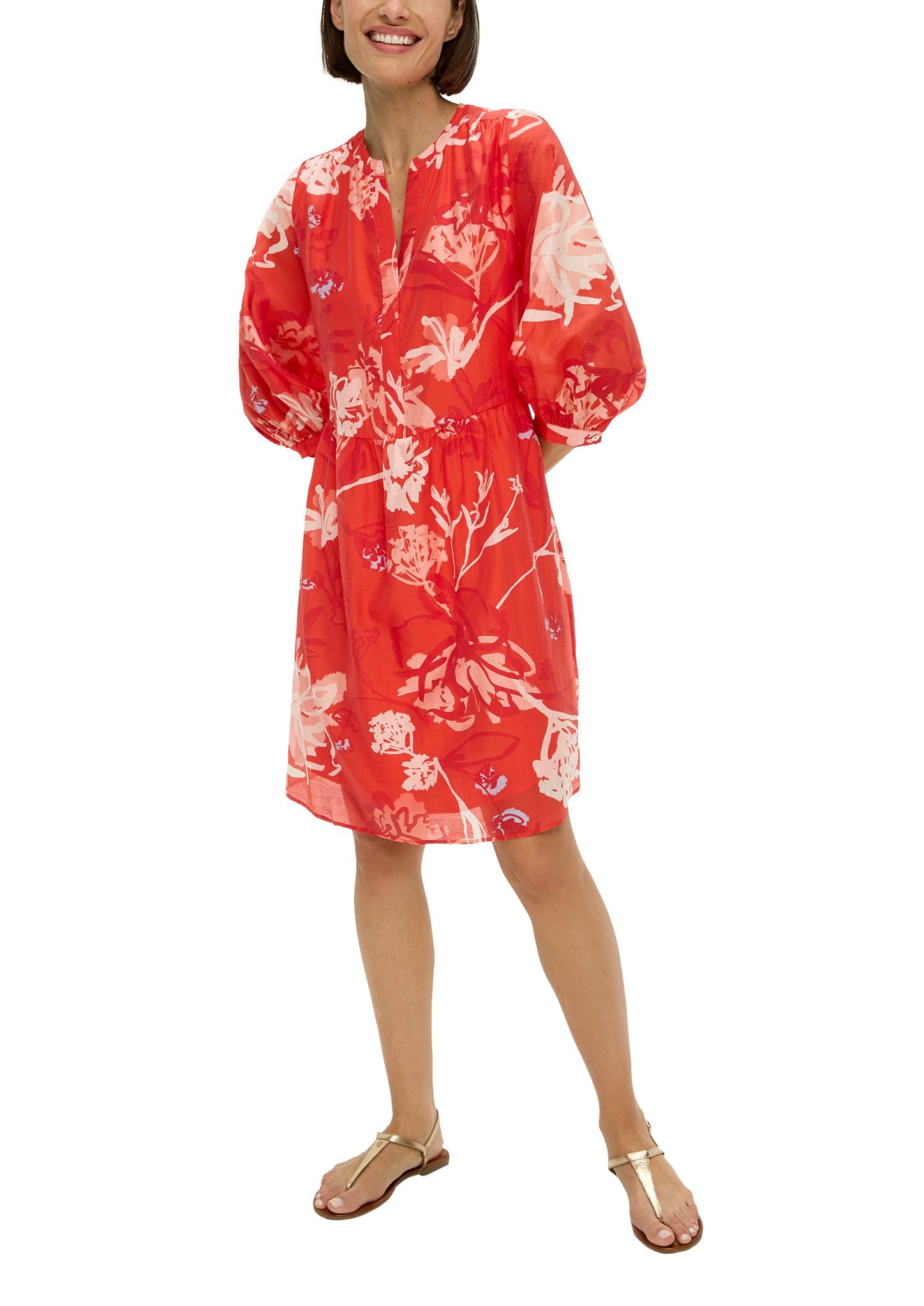 s.Oliver BLACK LABEL Sommerkleid mit All-Over günstig online kaufen