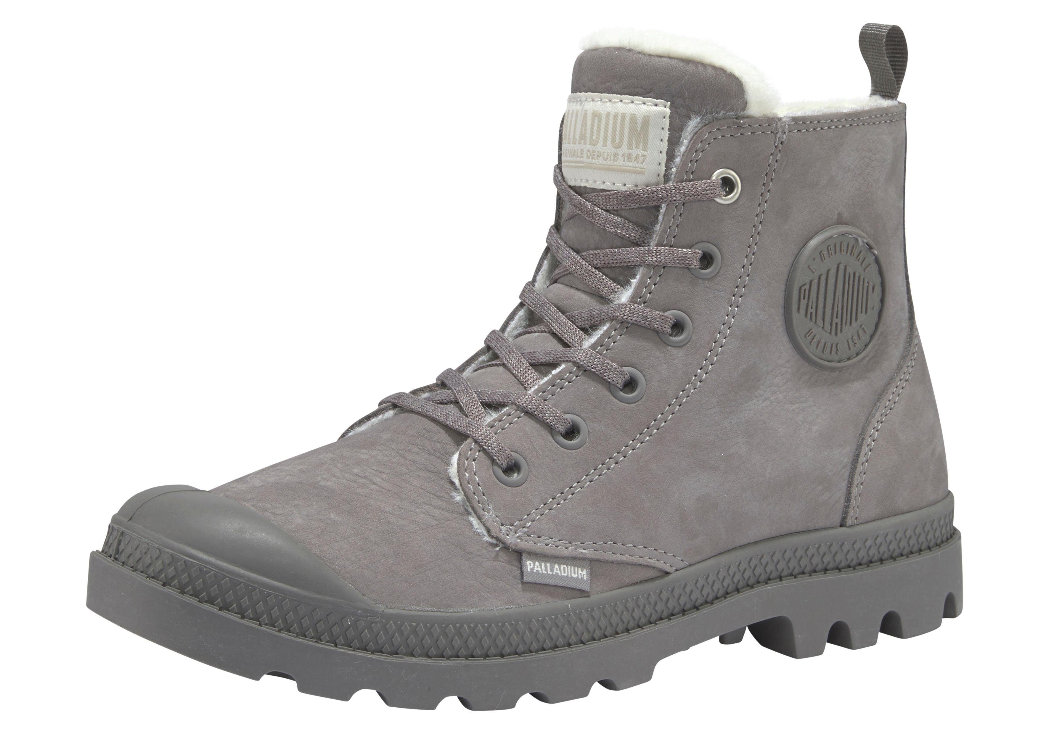 Winterboots PAMPA WL Warmfutter CLOUDBURST-CHARCOAL-GRAY W ZIP Palladium HI