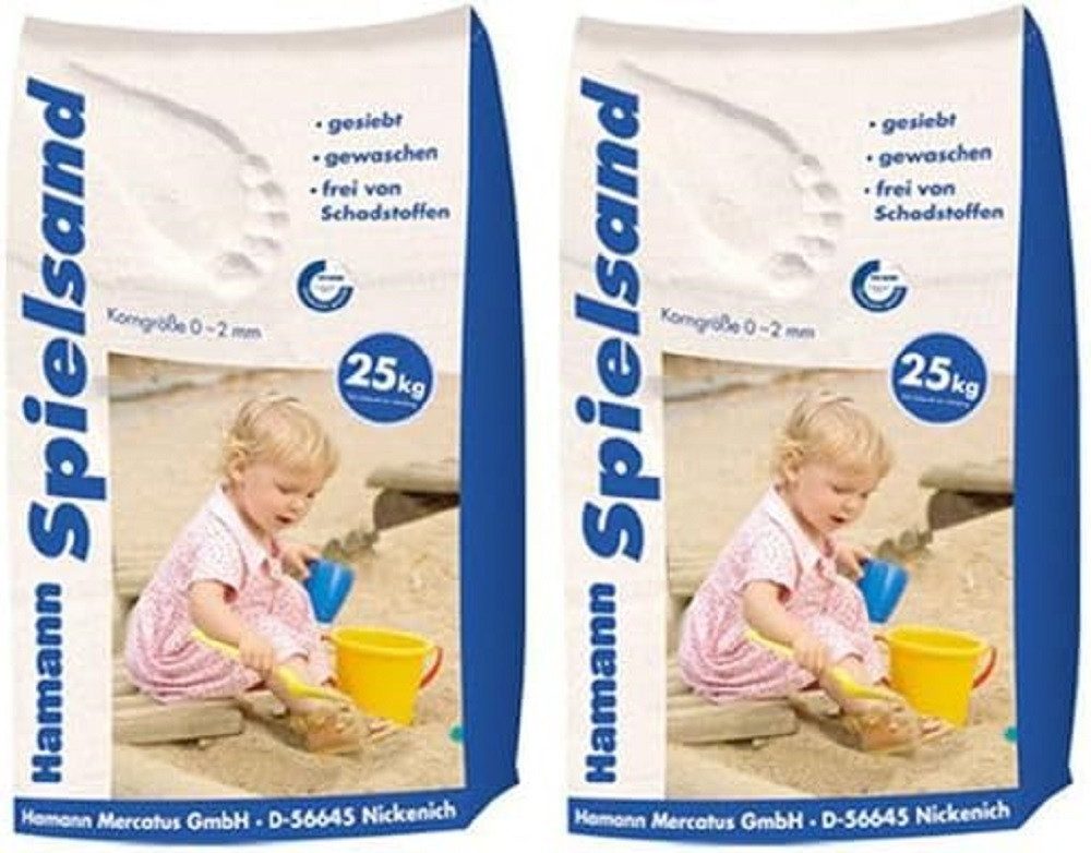 Hamann Mercatus GmbH Spielsand Hamann Mercatus Spielsand Classic 2 x 25 kg