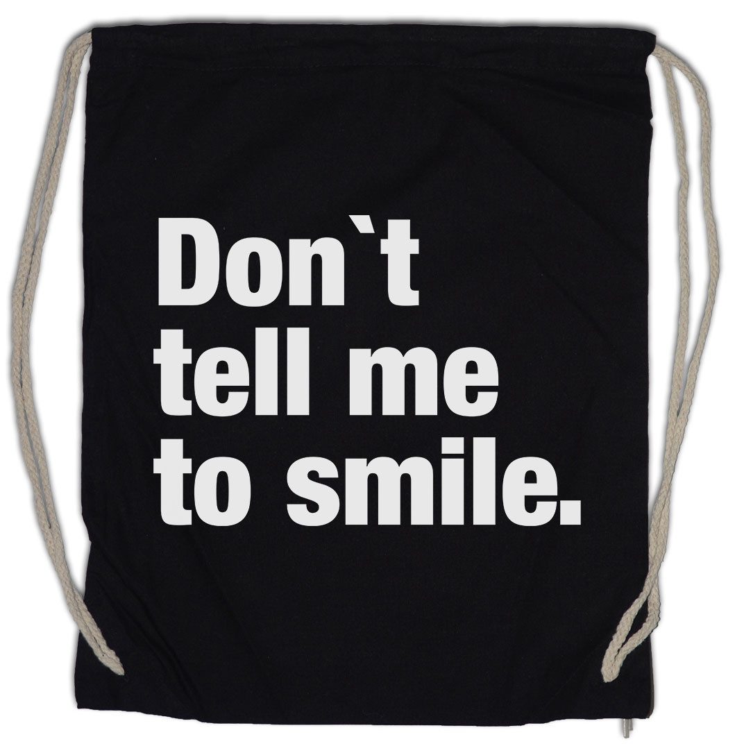 Turnbeutel Don't Tell Me To Smile Turnbeutel Pessimismus Nihilist Skeptiker