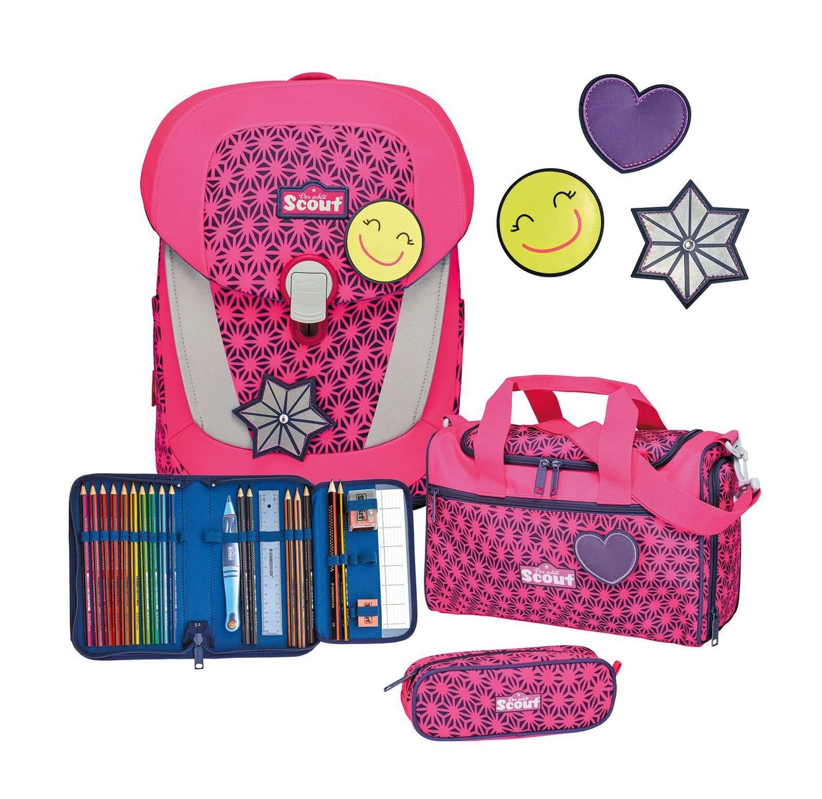 Scout Ранцы Sunny II Set 4-teilig (Set, 4-tlg)