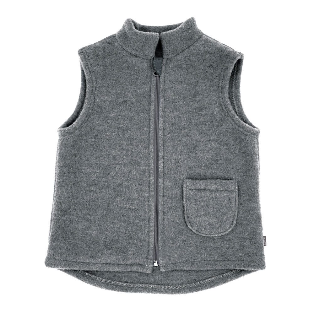 MAXIMO Fleecejacke GOTS MINI-Weste, Wollfleece Jerseyfutter, günstig online kaufen