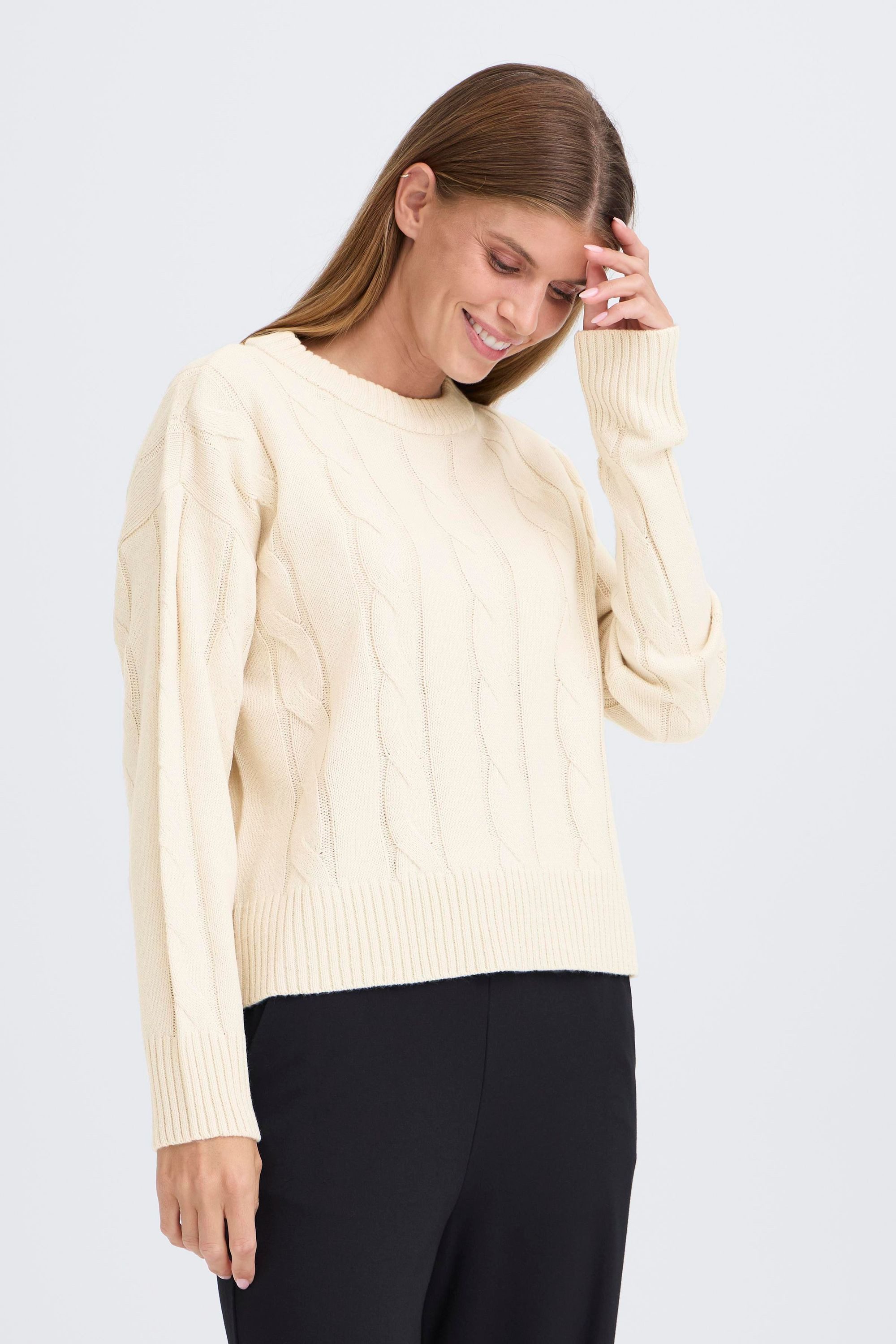 OXMO Strickpullover OXFKIMNI Kuscheliger Pullover mit günstig online kaufen