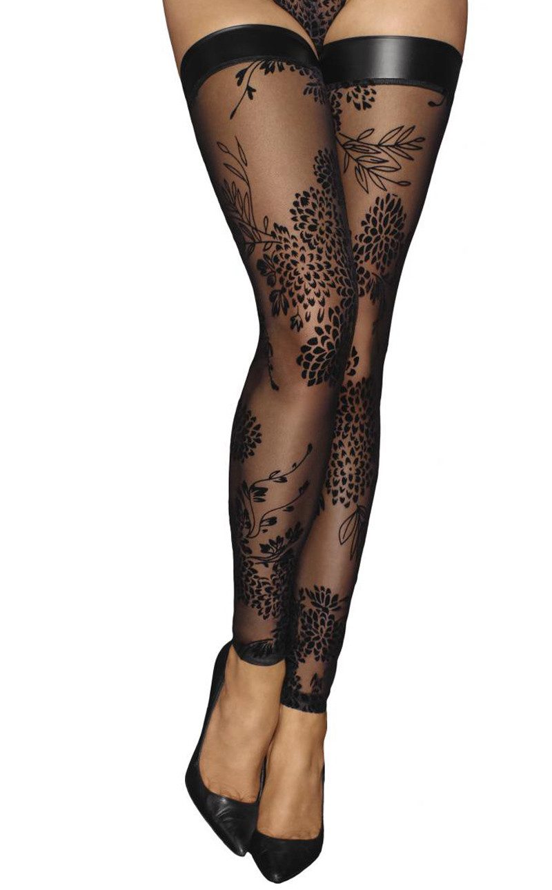 Noir Handmade Strümpfe Schwarze Tüll Strümpfe günstig online kaufen