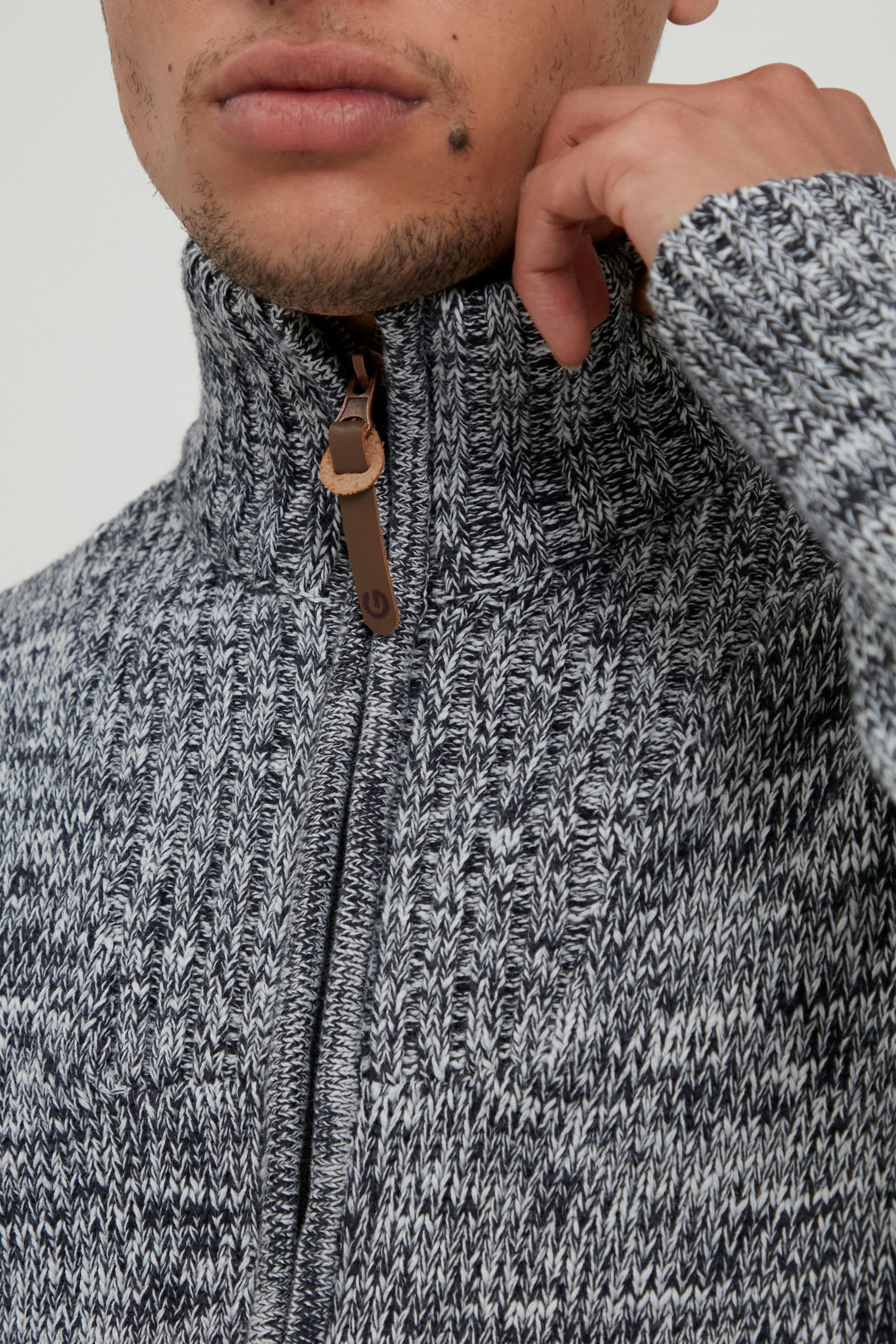 !Solid Strickjacke SDPomeroy Cardigan mit hochabschließendem Kragen