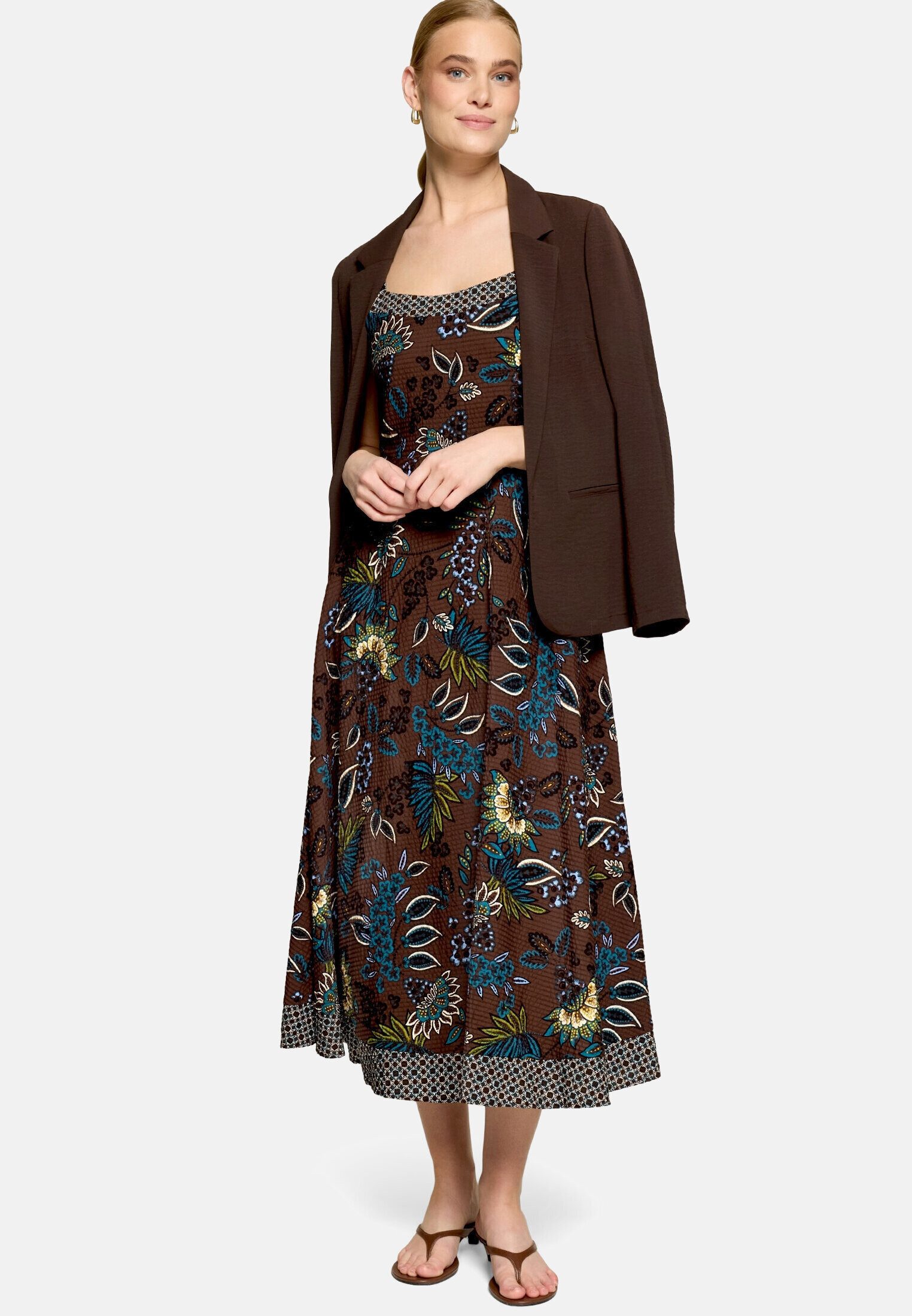 Zero Maxikleid Damen ohne Arm Material
