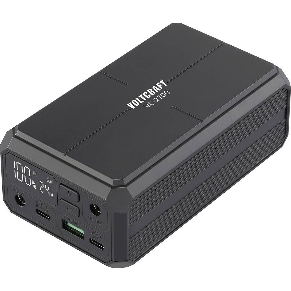 VOLTCRAFT VC-2700 Powerbank 27000 mAh USB PD 3.0, USB PD 2.0, PPS, Fast Charge Powerbank