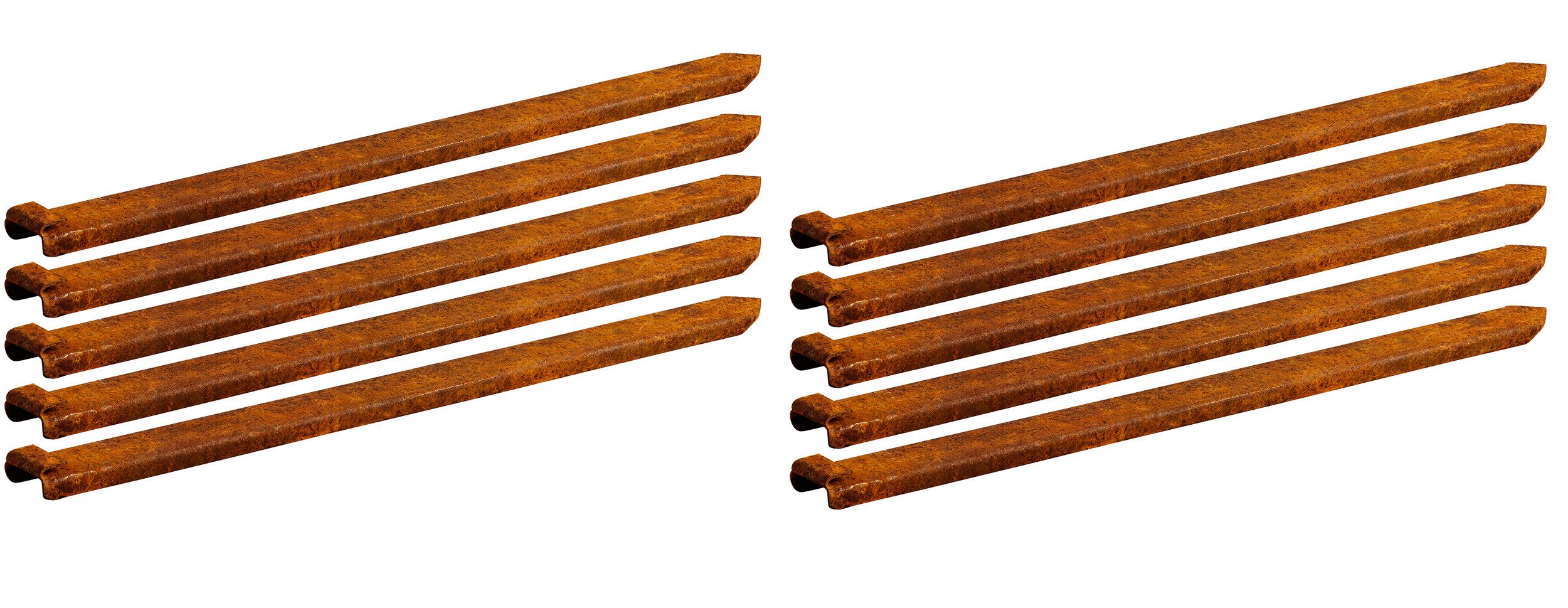innogard Bodenanker innogard Erdanker 10 Stück schmal für Rasenkantenband Corten