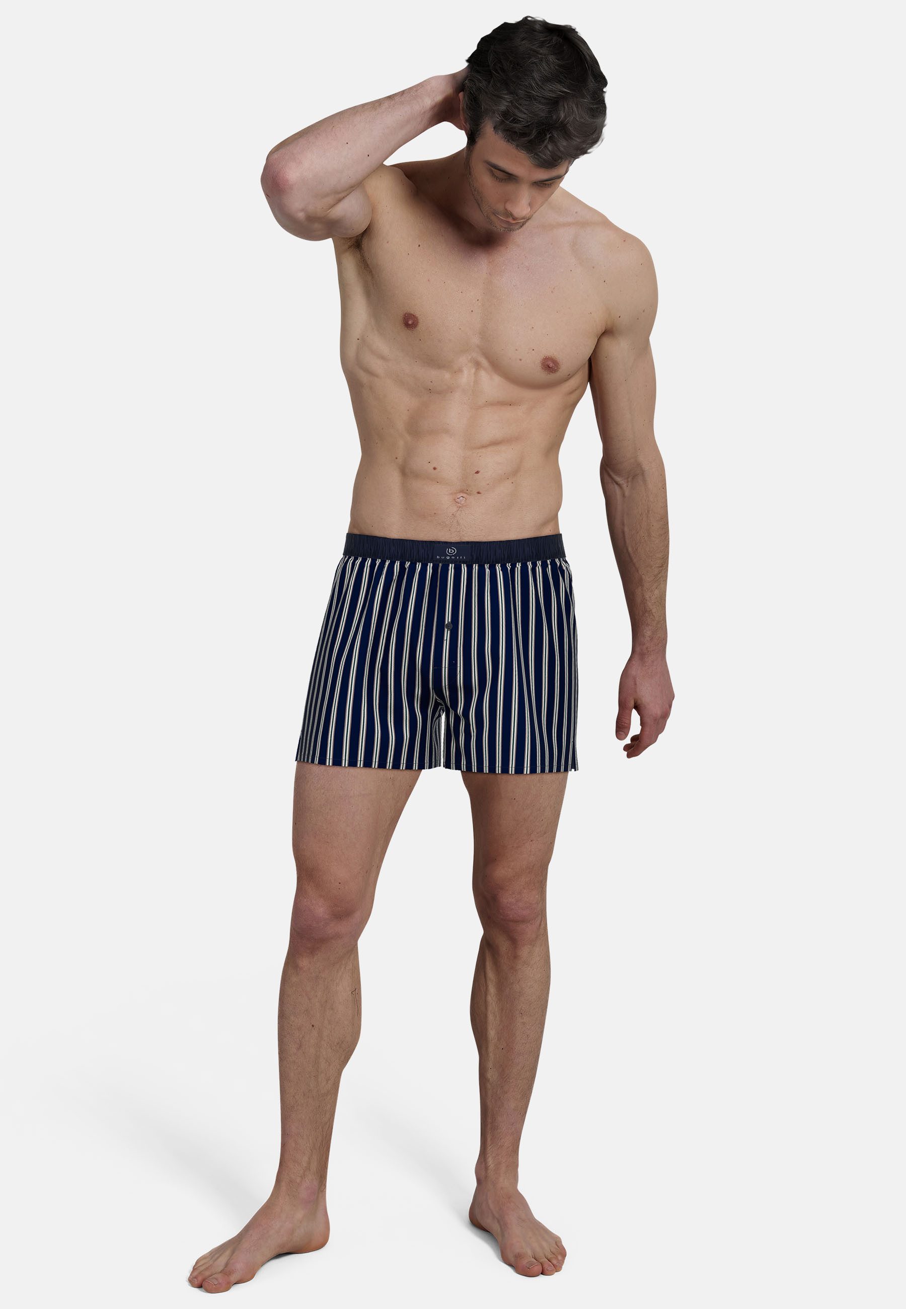 bugatti Boxershorts BUGATTI Herren Boxershort blau günstig online kaufen