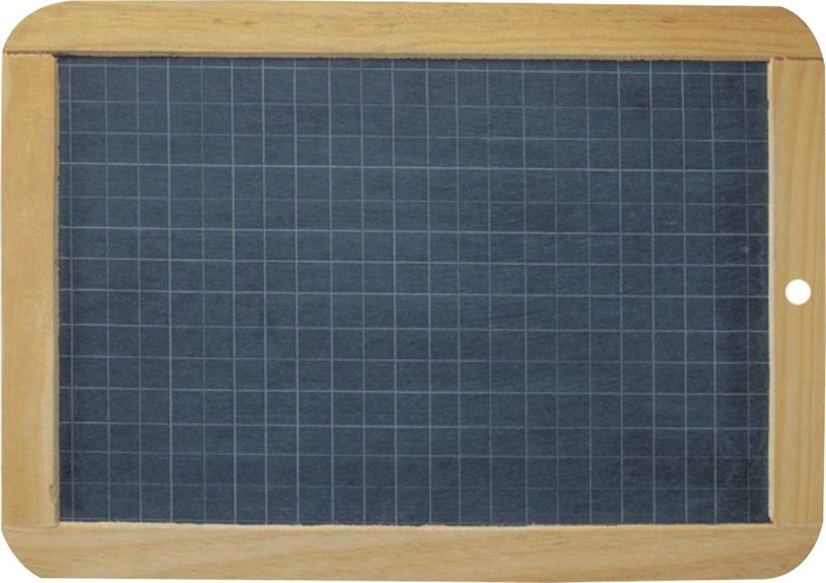 MAPED Vokabelheft Tafel Naturschiefer mit Holzumrandung 26x18cm