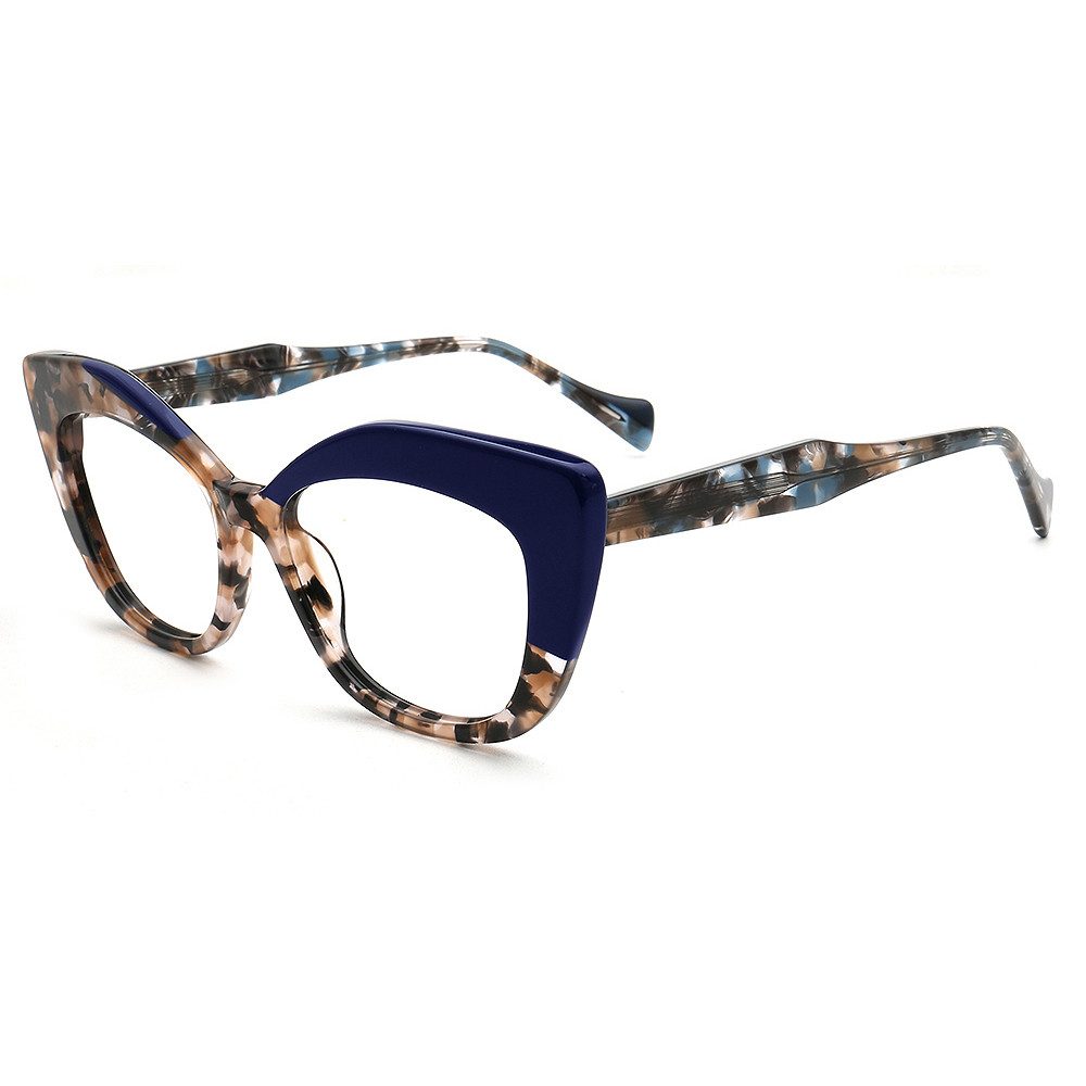 PACIEA Brillengestell Damen Cat Eye Schmetterling Klassische Vollrandrahmen