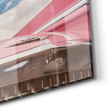 DEQORI Glasbild 'Der 59er Cadillac', 'Der 59er Cadillac', Glas Wandbild Bild schwebend modern
