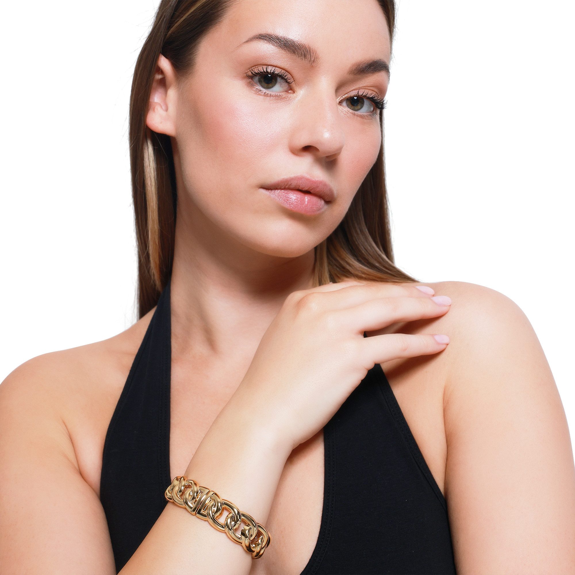 Heideman Armband Beyla goldfarben (Armband, inkl. Geschenkverpackung), Armreif Damen