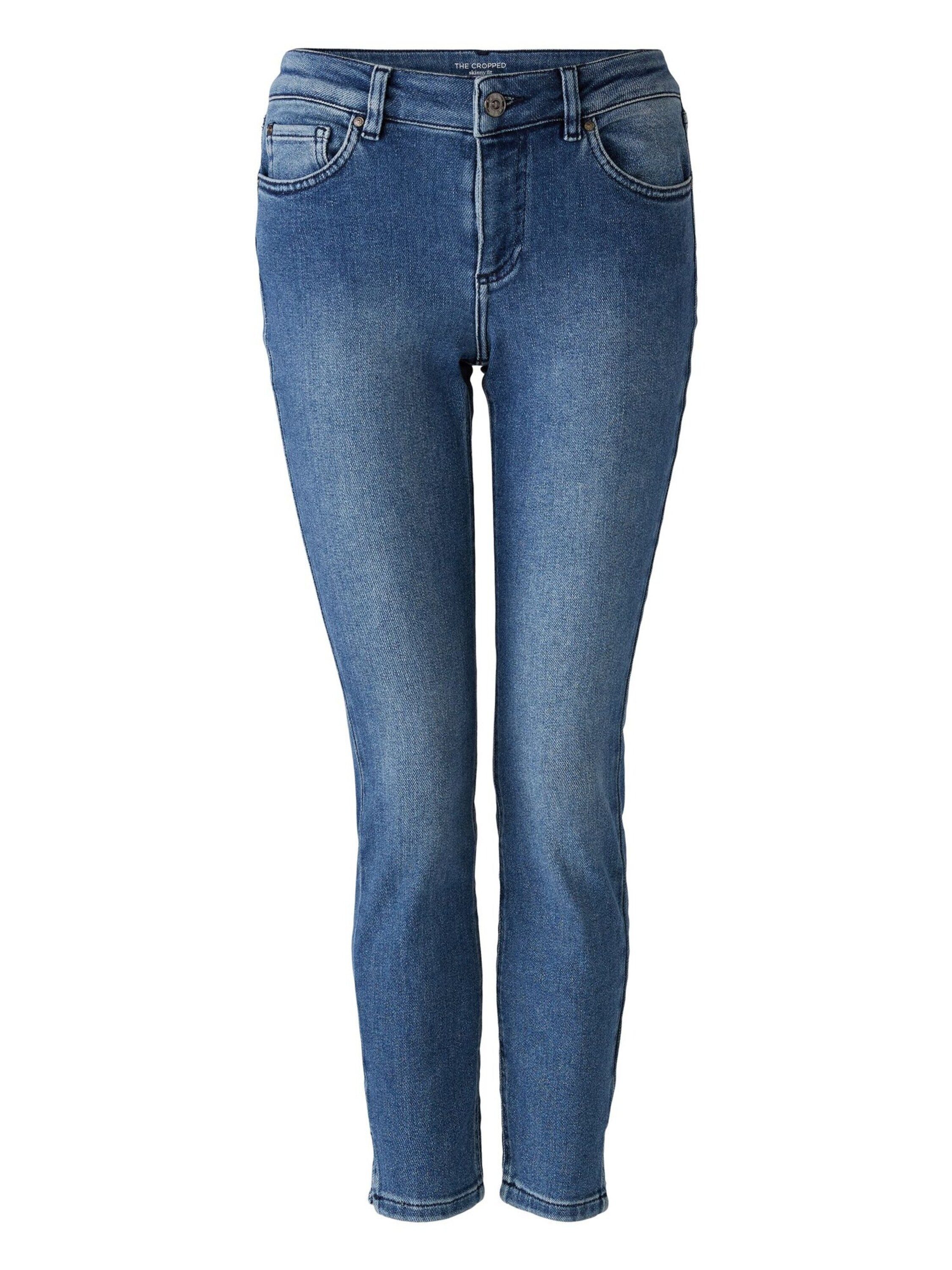 Oui 7/8-Jeans LOULUH (1-tlg) Plain/ohne Details