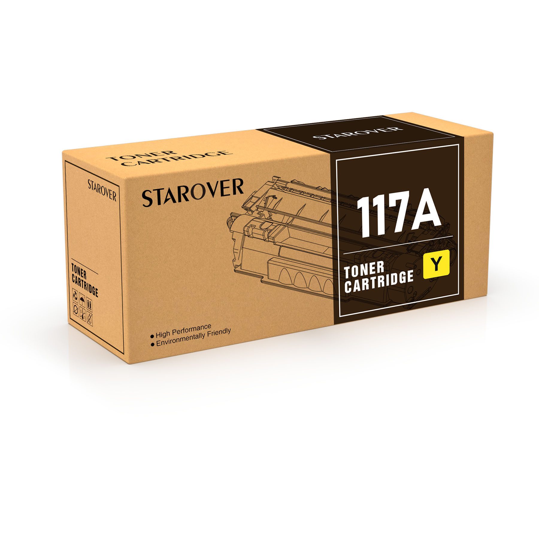 Tonerpatrone 1 Gelb Mit Chip Kompatibel für HP 117 117A