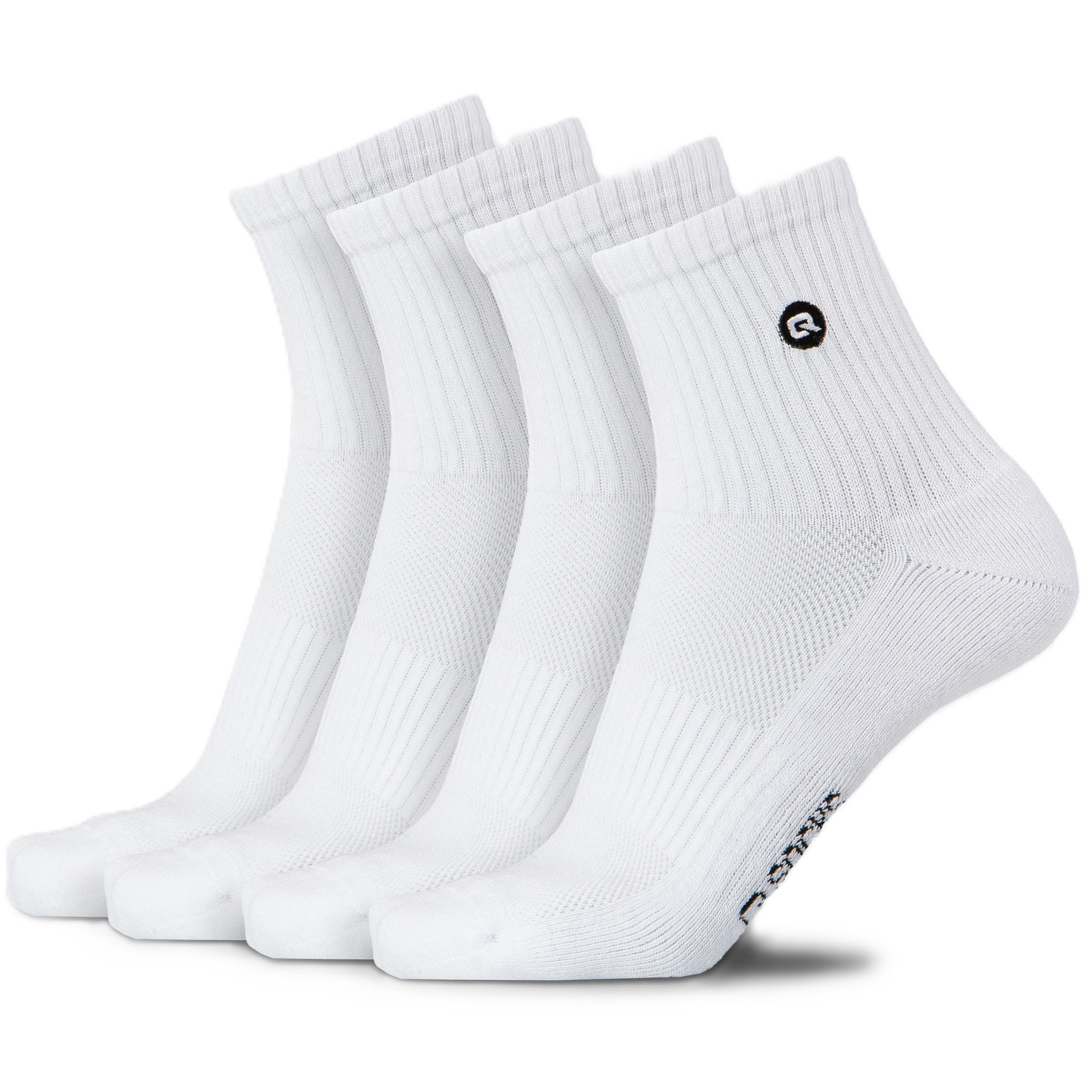 QSOCKS Kurzsocken Halbhohe Quarter Sportsocken gepolstert günstig online kaufen
