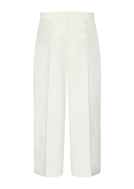 s.Oliver BLACK LABEL 7/8-Hose Regular: Culotte aus Lyocellmix mit Bügelfalt günstig online kaufen