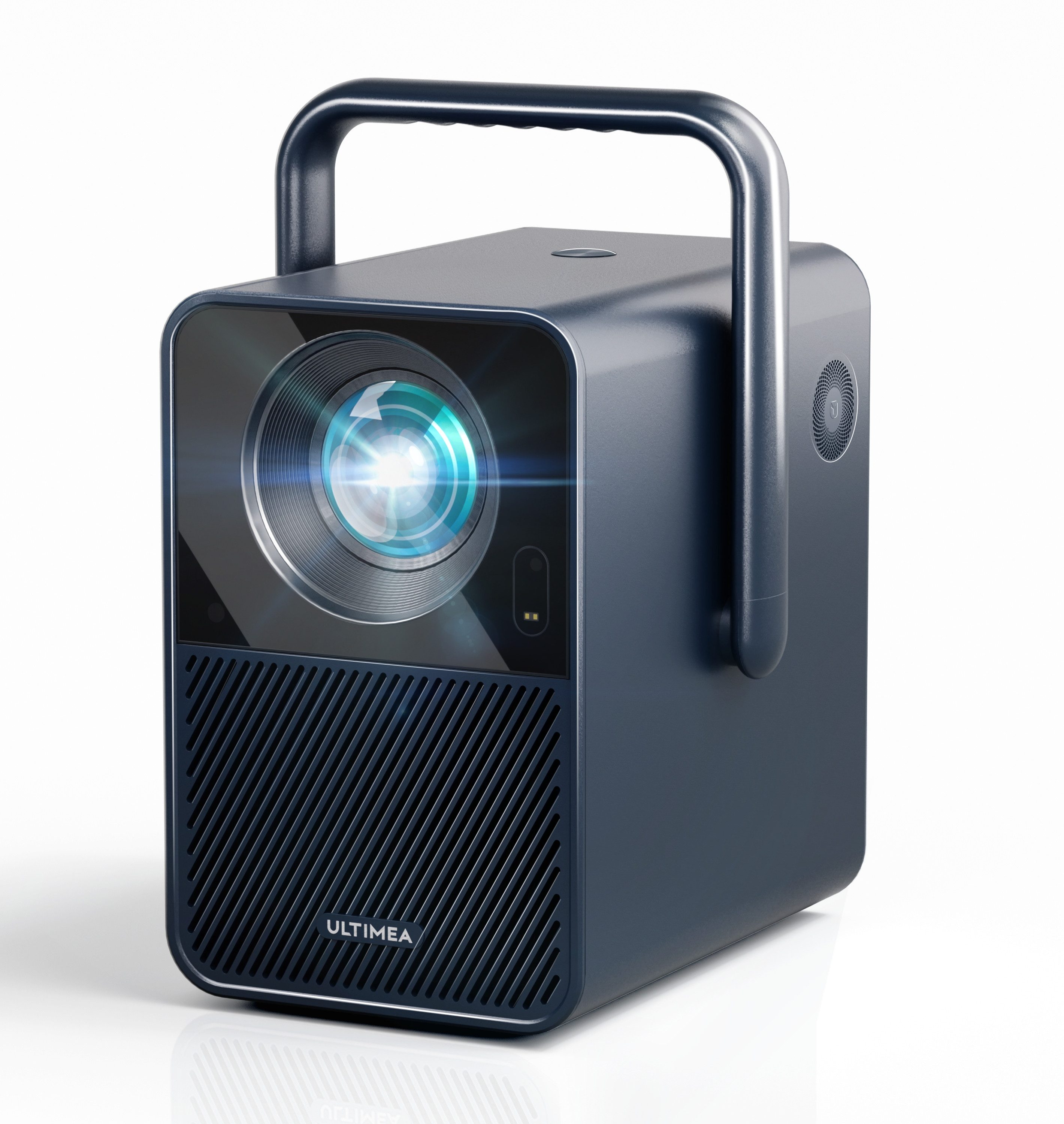 Ultimea Poseidon E40 Beamer, Android TV 11.0 mit Netflix,Dolby Audio Beamer (30000 lm, 2000:1, 1920 x 1080 px, Tragegriffdesign, Tragbar Projektor Native 1080P)