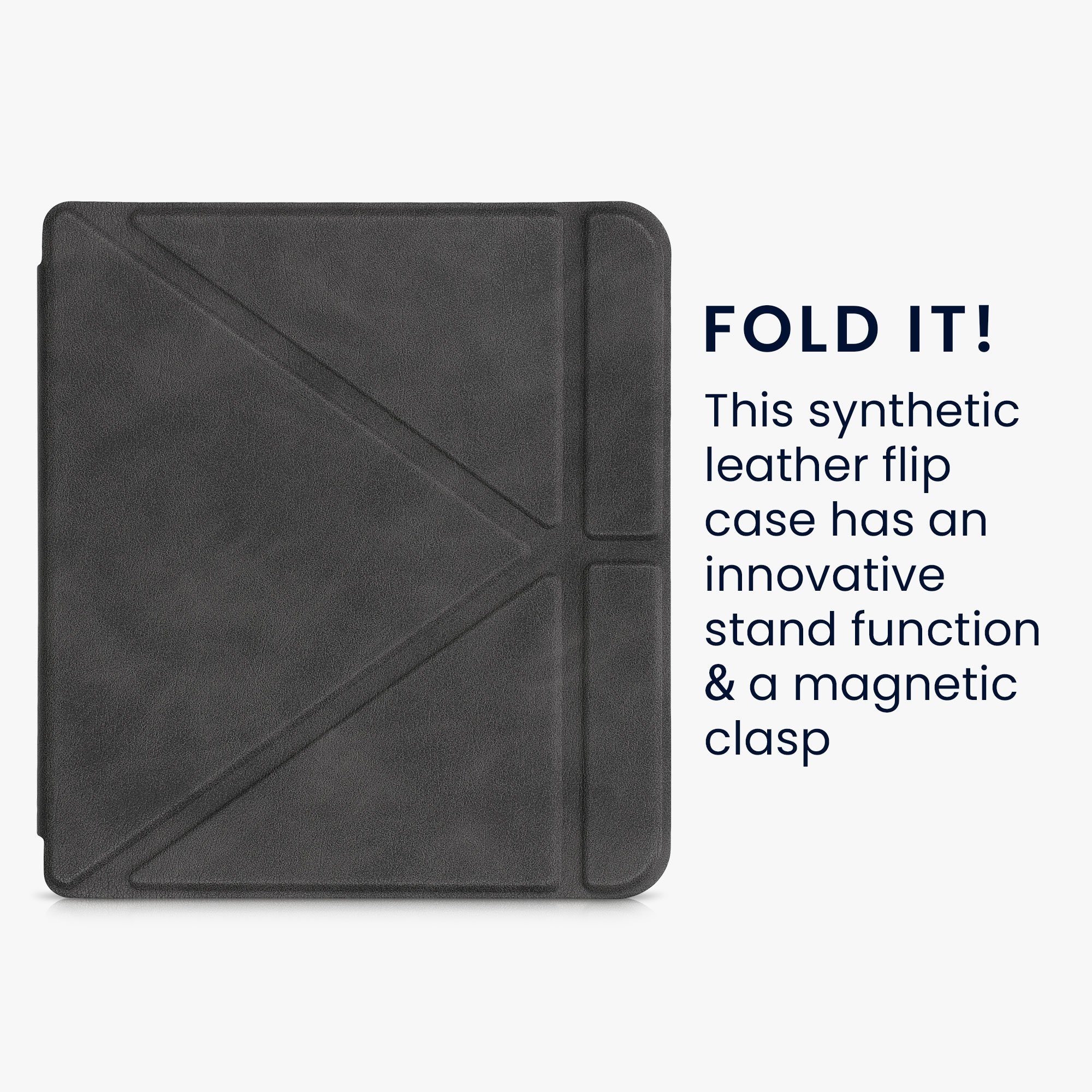 kwmobile E-Reader-Hülle Schutzhülle für Tolino Vision 6 Hülle, Kunstleder Case - eReader Klapphülle mit Auto Sleep Funktion – Bild 2 von 5