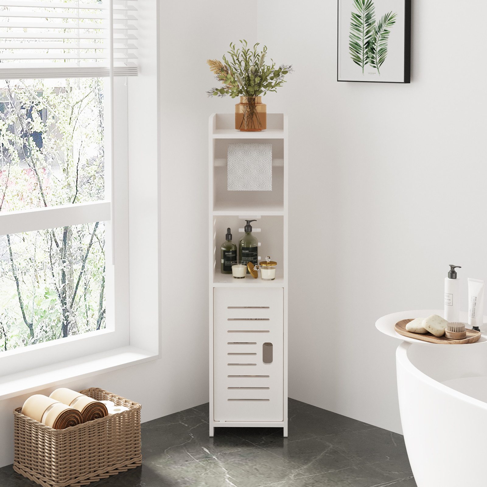 Dripex Beistellschrank Badschrank schmal, Toilettenschrank mit günstig online kaufen