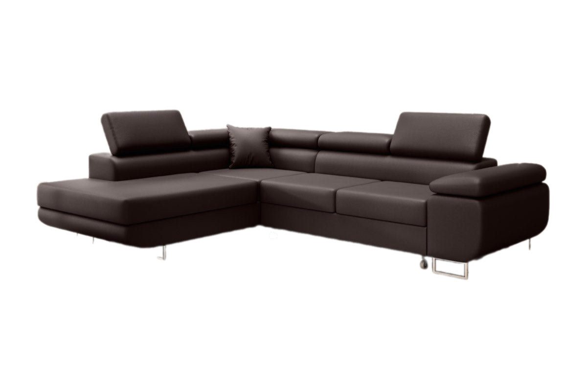 Luxusbetten24 Schlafsofa Designer Sofa Aston Kunstleder, günstig online kaufen