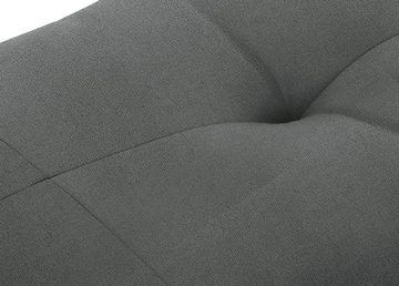 W.SCHILLIG Hocker softy, mit dekorativer Heftung im Sitz, Füße schwarz pulverbeschichtet