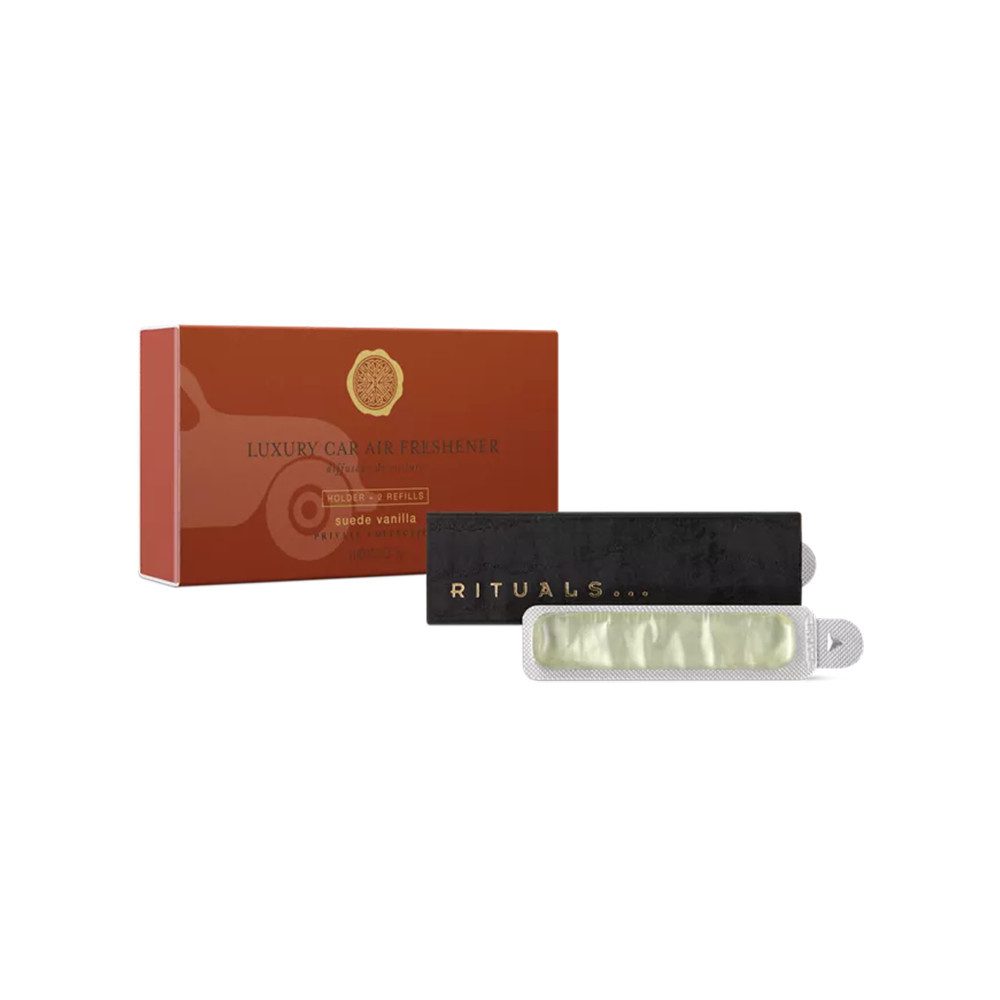 Rituals Raumduft Rituals Private Collection Suede Vanilla Car Air Freshener 2x3 gr (Sinnlicher Duft mit warmem, aromatischem Charakter, 1-St)
