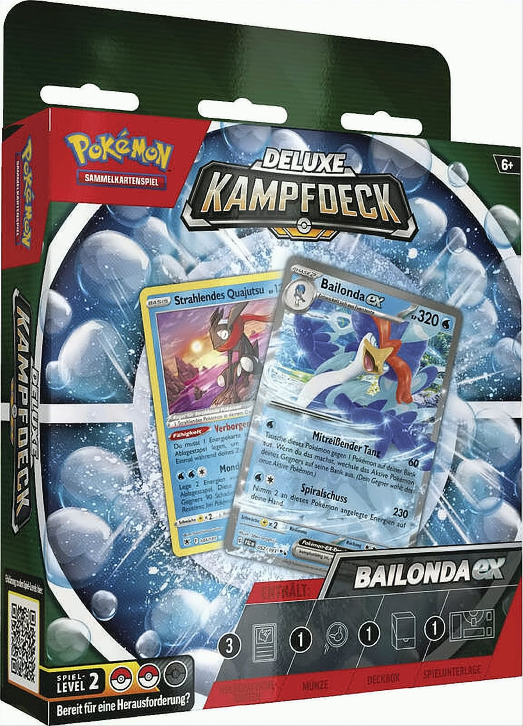 Sammelkarte Pokémon Deluxe-Kampfdeck Bailonda-ex