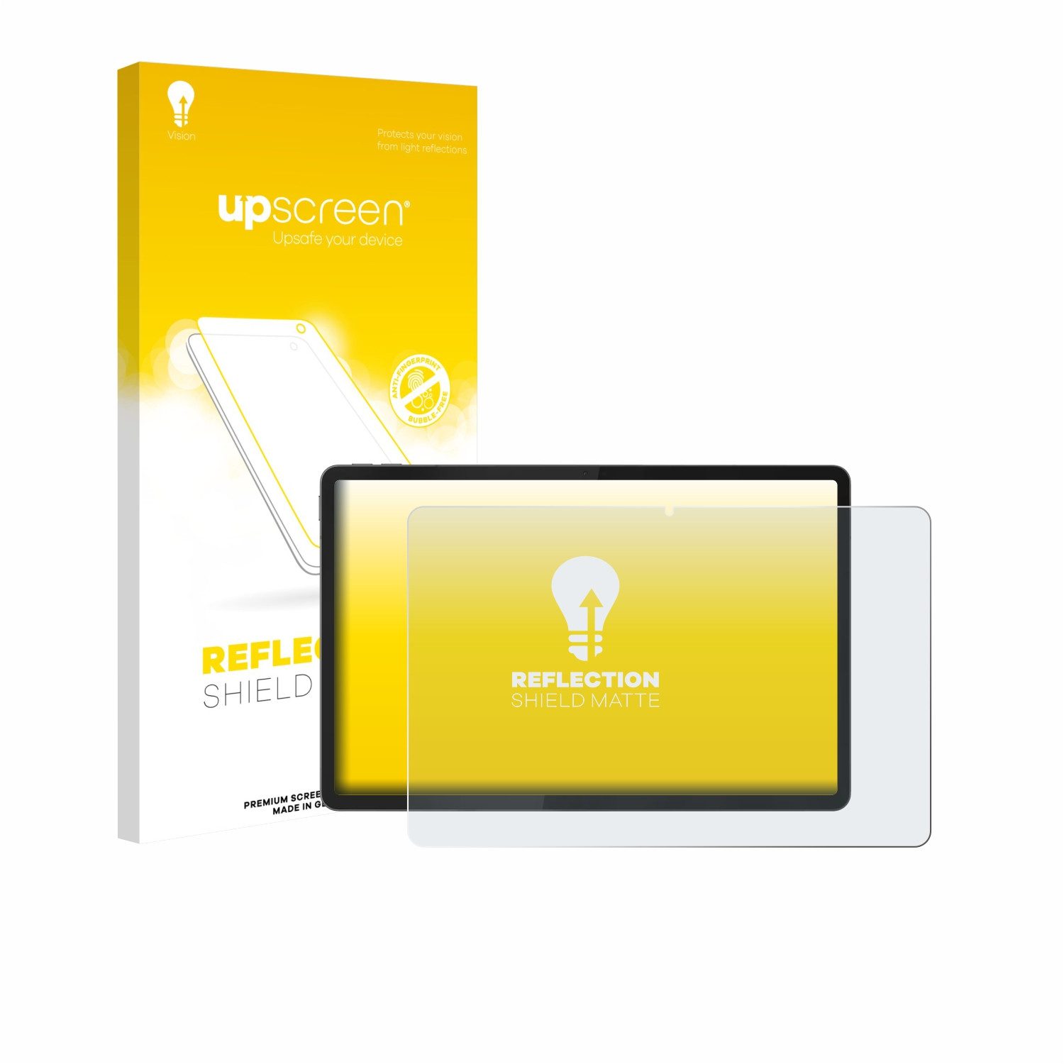 upscreen Displayschutzfolie Schutzfolie für Lenovo Idea Tab Plus 12.1", Displayschutz Schutz Folie Matt Entspiegelungsfolie