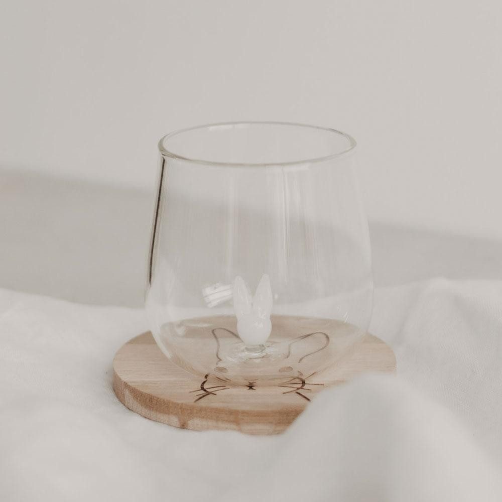 Eulenschnitt Longdrinkglas Trinkglas Hase (420ml)