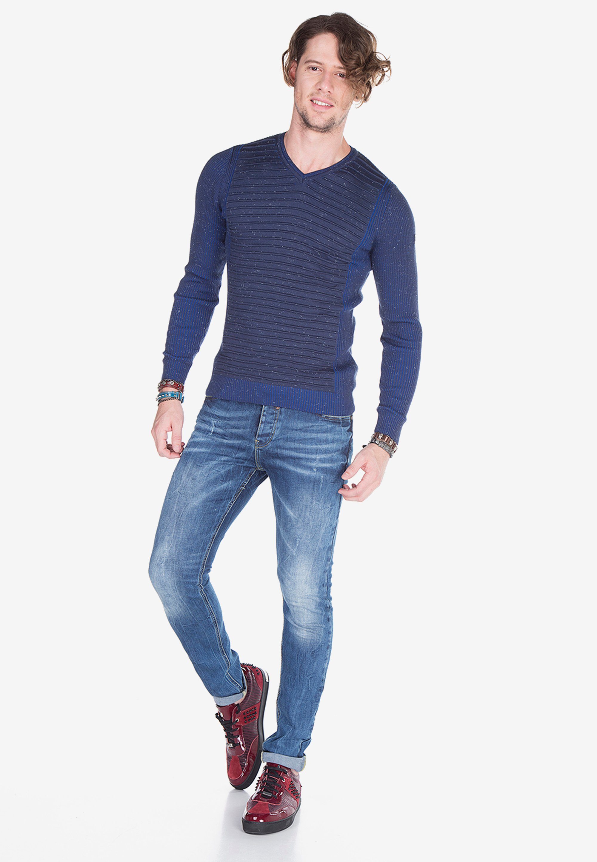 Cipo & Baxx Bequeme Jeans im coolen Used-Look | Jeans