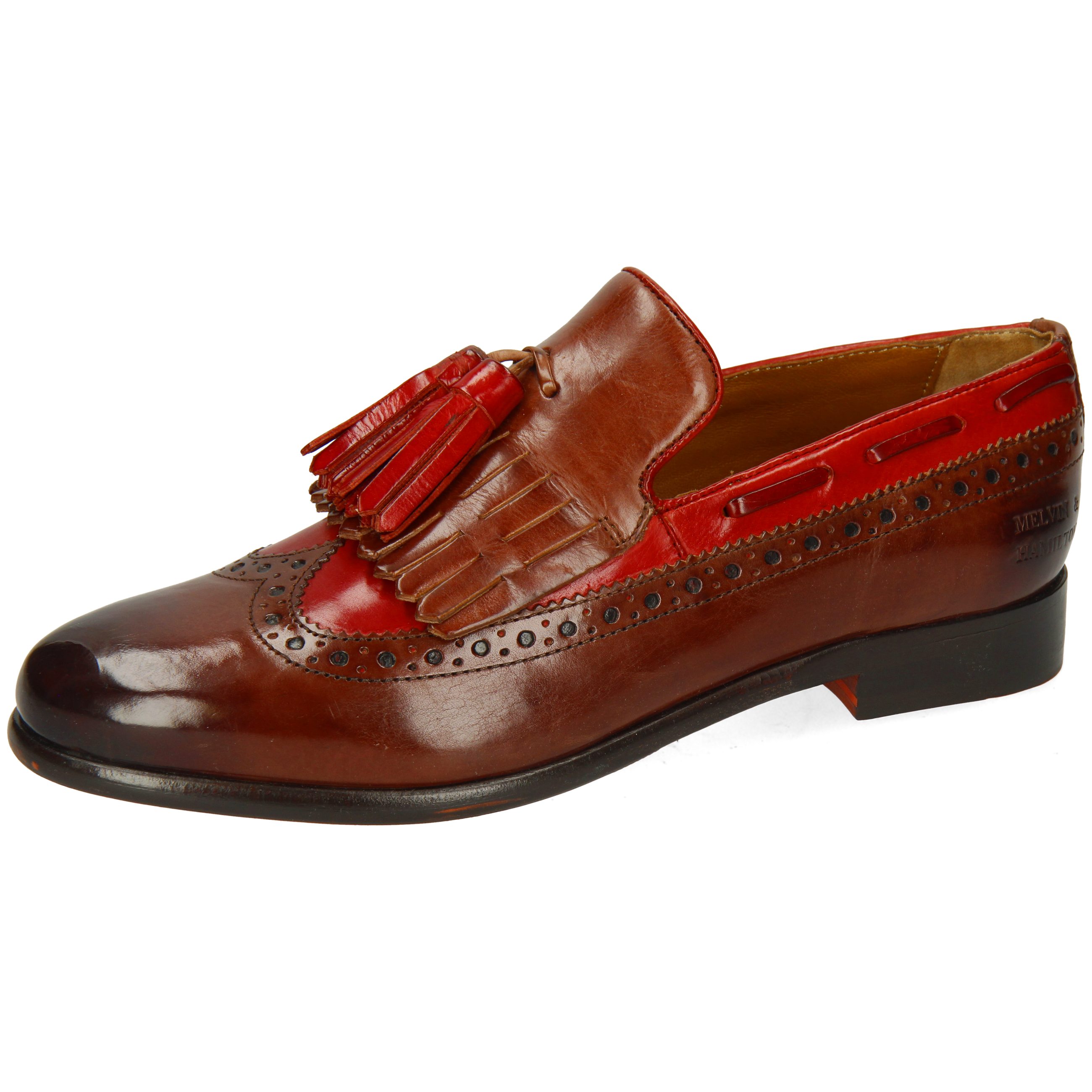 Crust & 3 Melvin Crust Texas Hamilton Loafer Selina Red