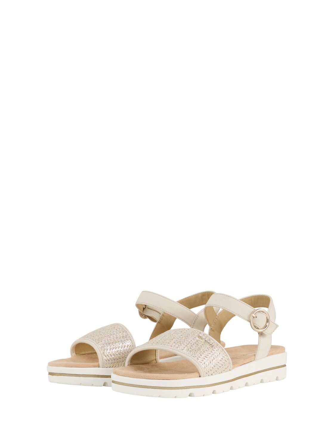TOM TAILOR Shoes Licence Sandale Flache Sandalen mit Flechtmuster