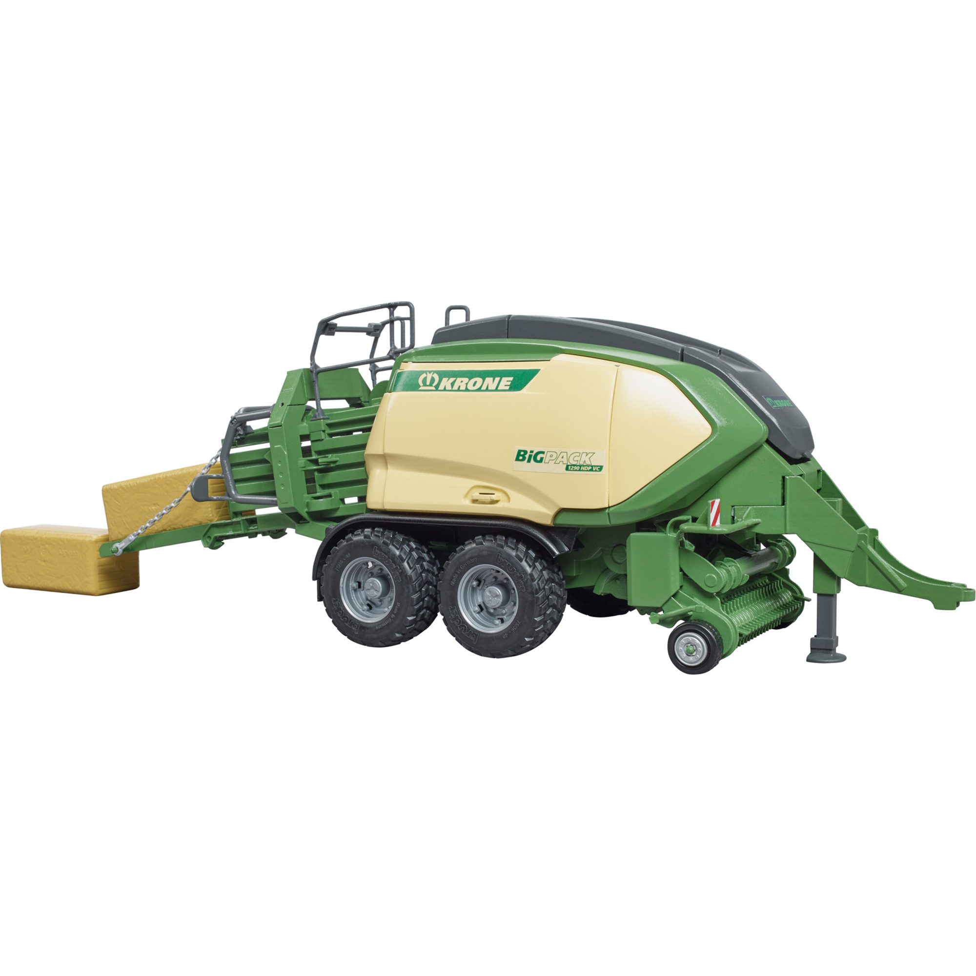 Bruder® Spielzeug-Baumaschine bruder Krone Big Pack 1290HDP VC, Modellfahrzeug, (mit 2 Quaderballen)