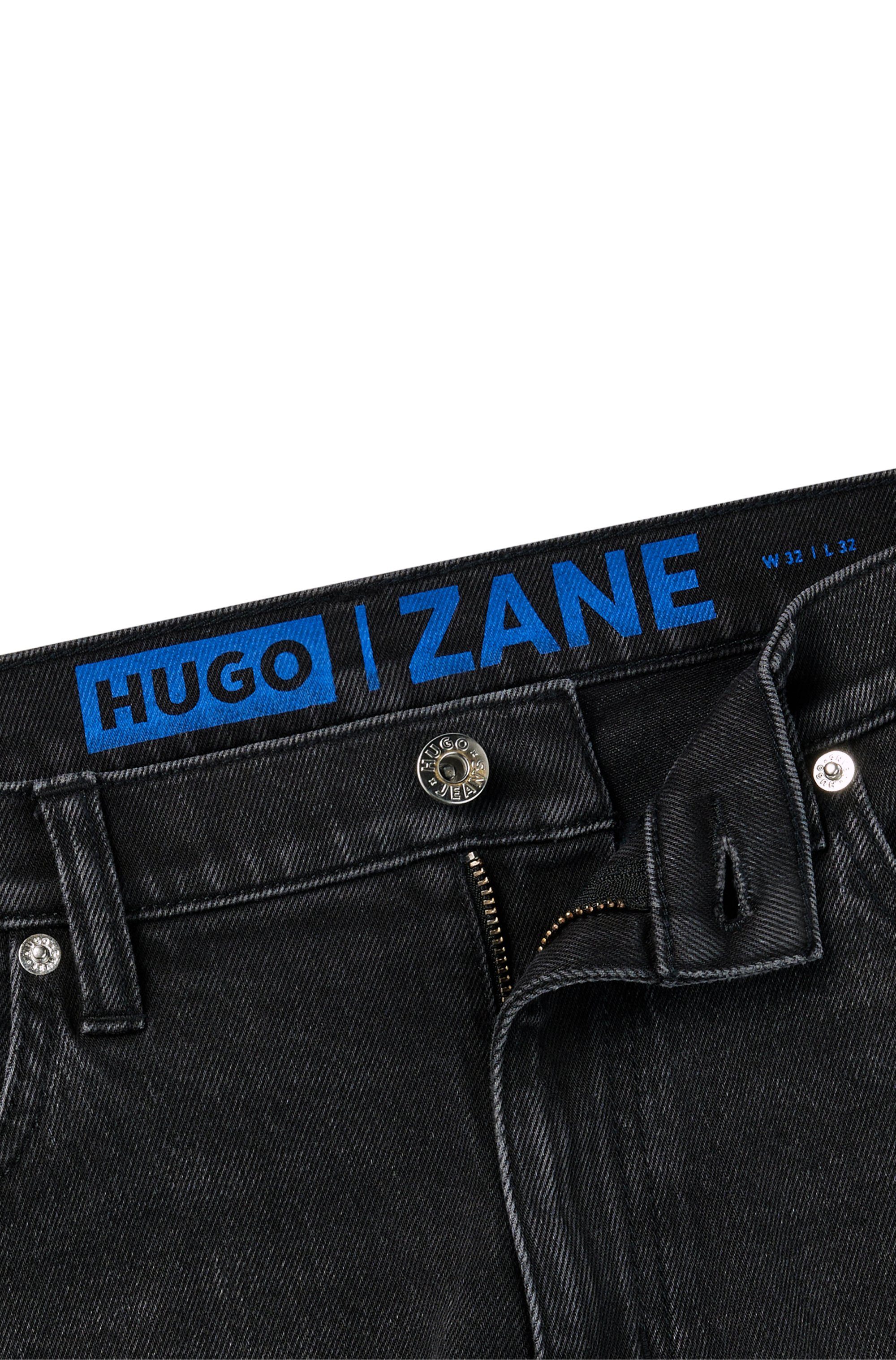 HUGO Slim-fit-Jeans Zane mit angesetztem Bund